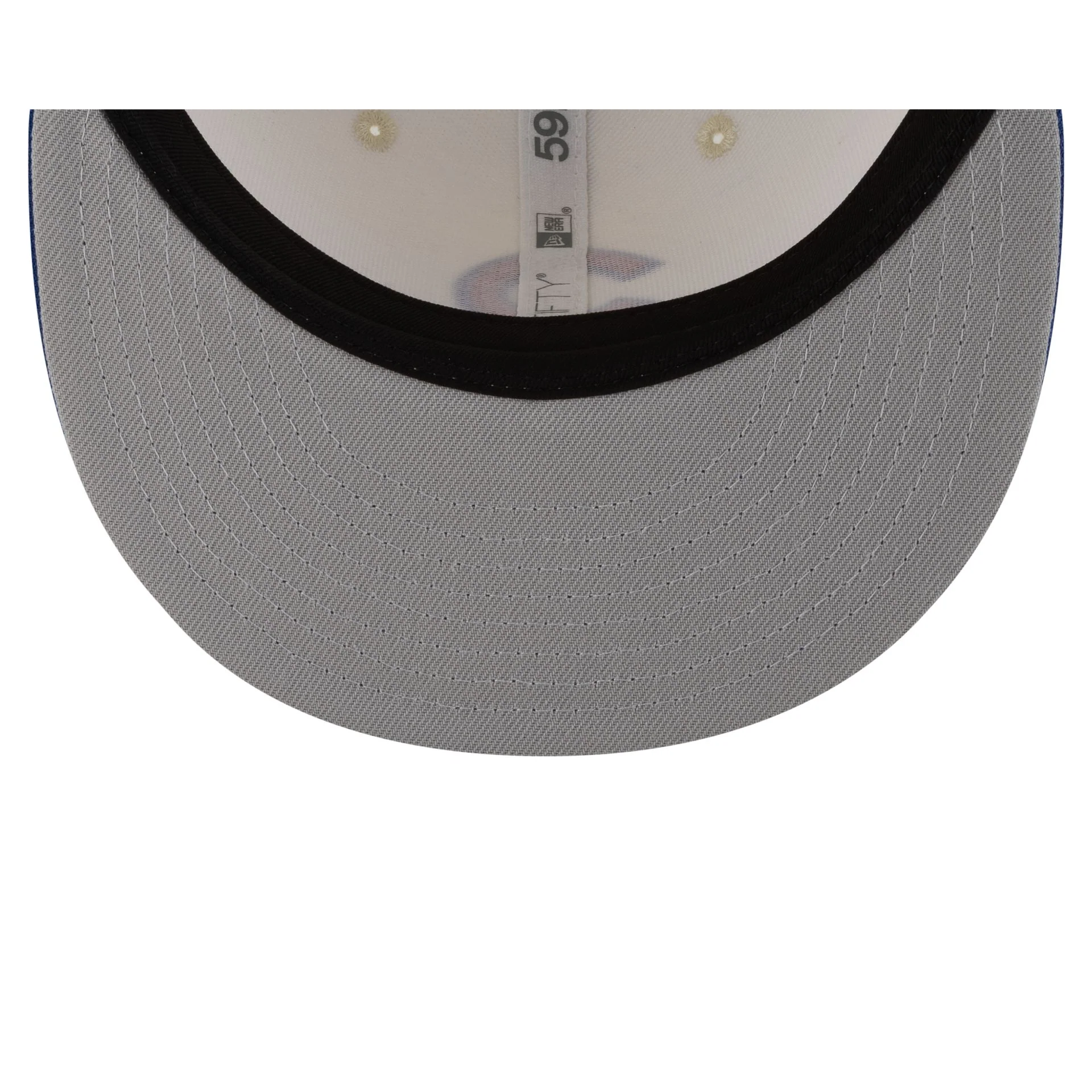 Chicago Cubs Upside Down Logo Chrome 59FIFTY Fitted Hat - Image 7