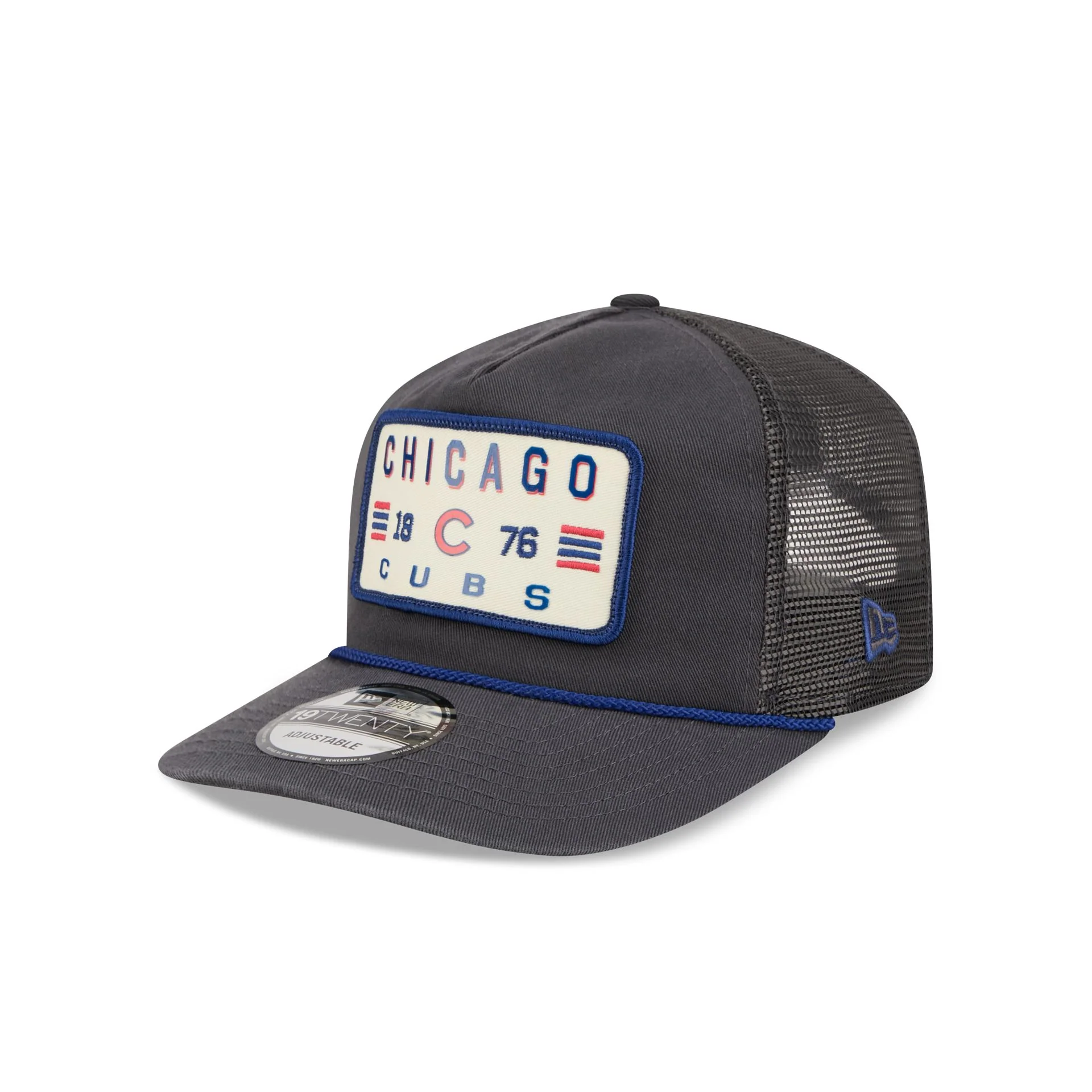 Chicago Cubs Washed Graphite 19TWENTY Trucker Hat