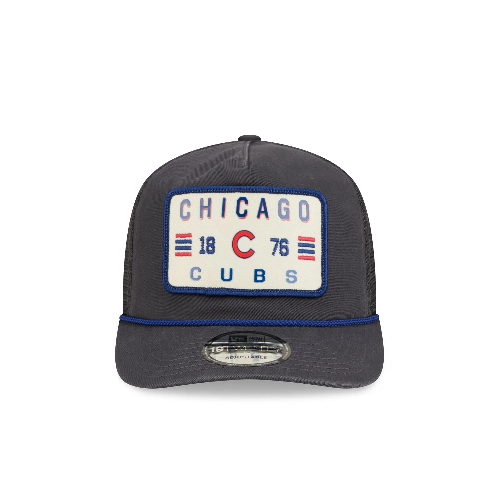 Chicago Cubs Washed Graphite 19TWENTY Trucker Hat - Image 2