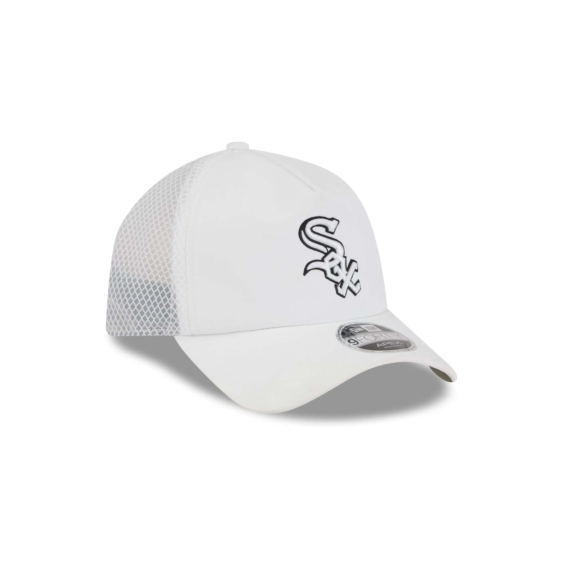 Chicago White Sox 2026 Batting Practice White 9FORTY APEX Trucker Hat - Image 3