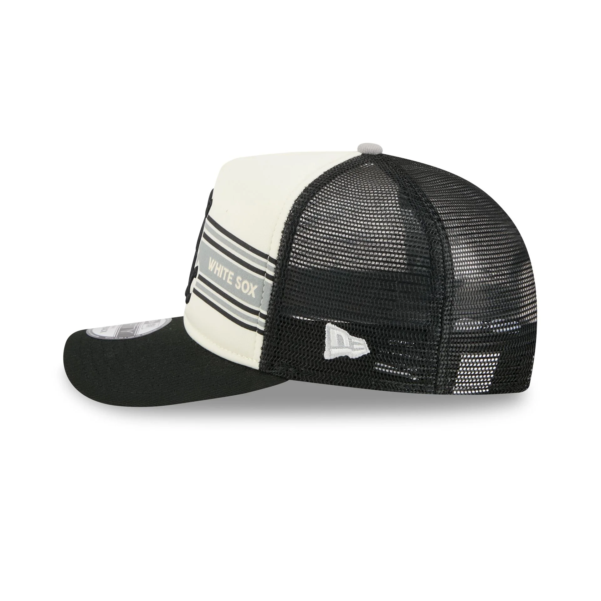 Chicago White Sox Banner 9FIFTY A-Frame Trucker Hat - Image 4