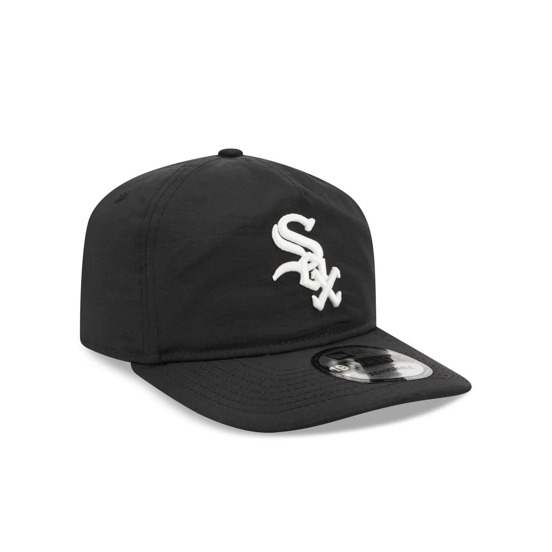 Chicago White Sox Black Nylon 19TWENTY Adjustable Hat - Image 3
