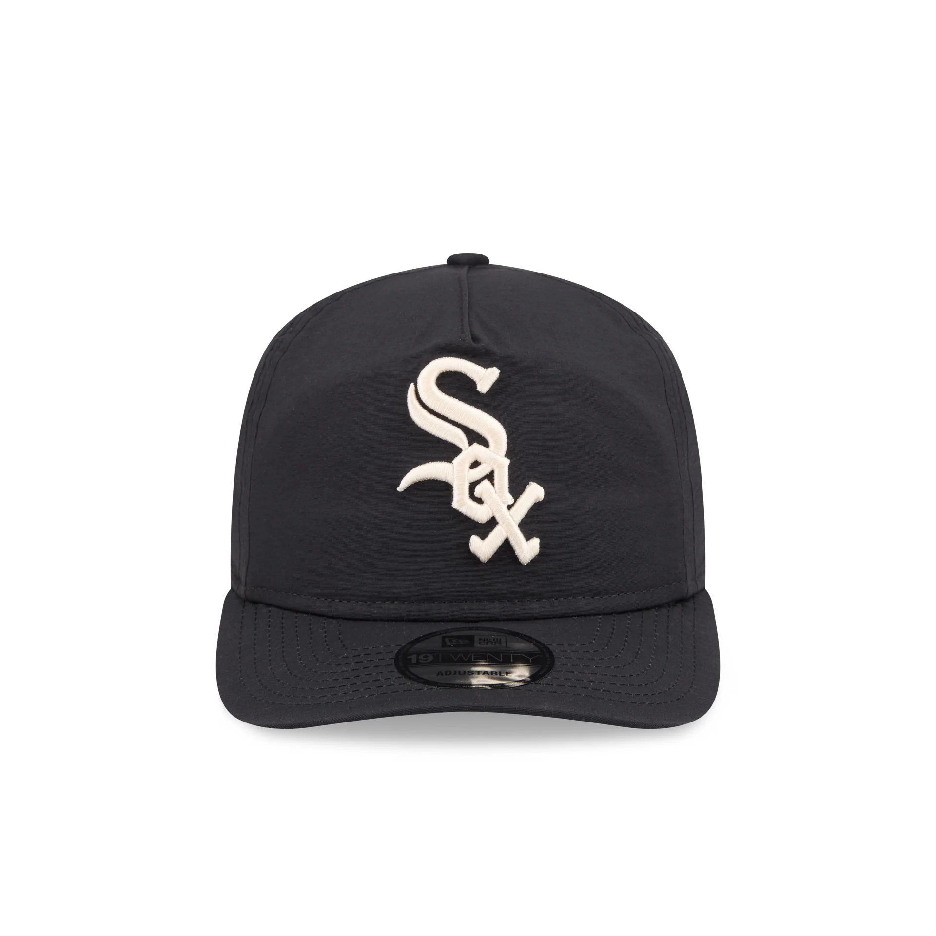Chicago White Sox Black Nylon 19TWENTY Snapback Hat - Image 2