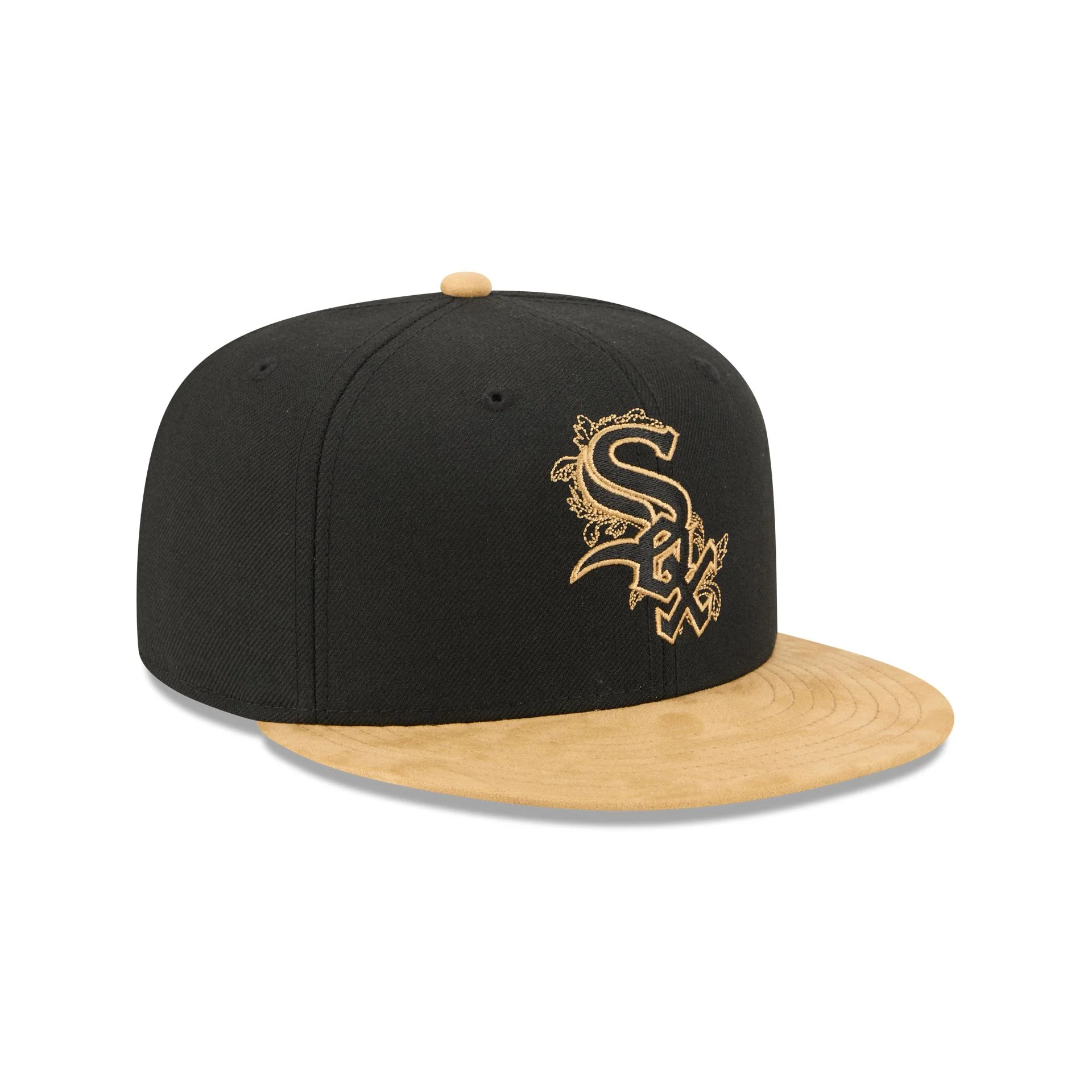 Chicago White Sox Black Wool 59FIFTY Fitted Hat - Image 3