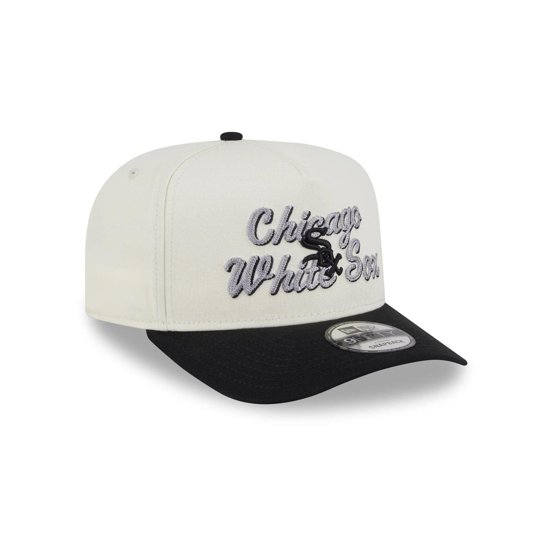 Chicago White Sox Chainstitch 9FIFTY A-Frame Snapback Hat - Image 3