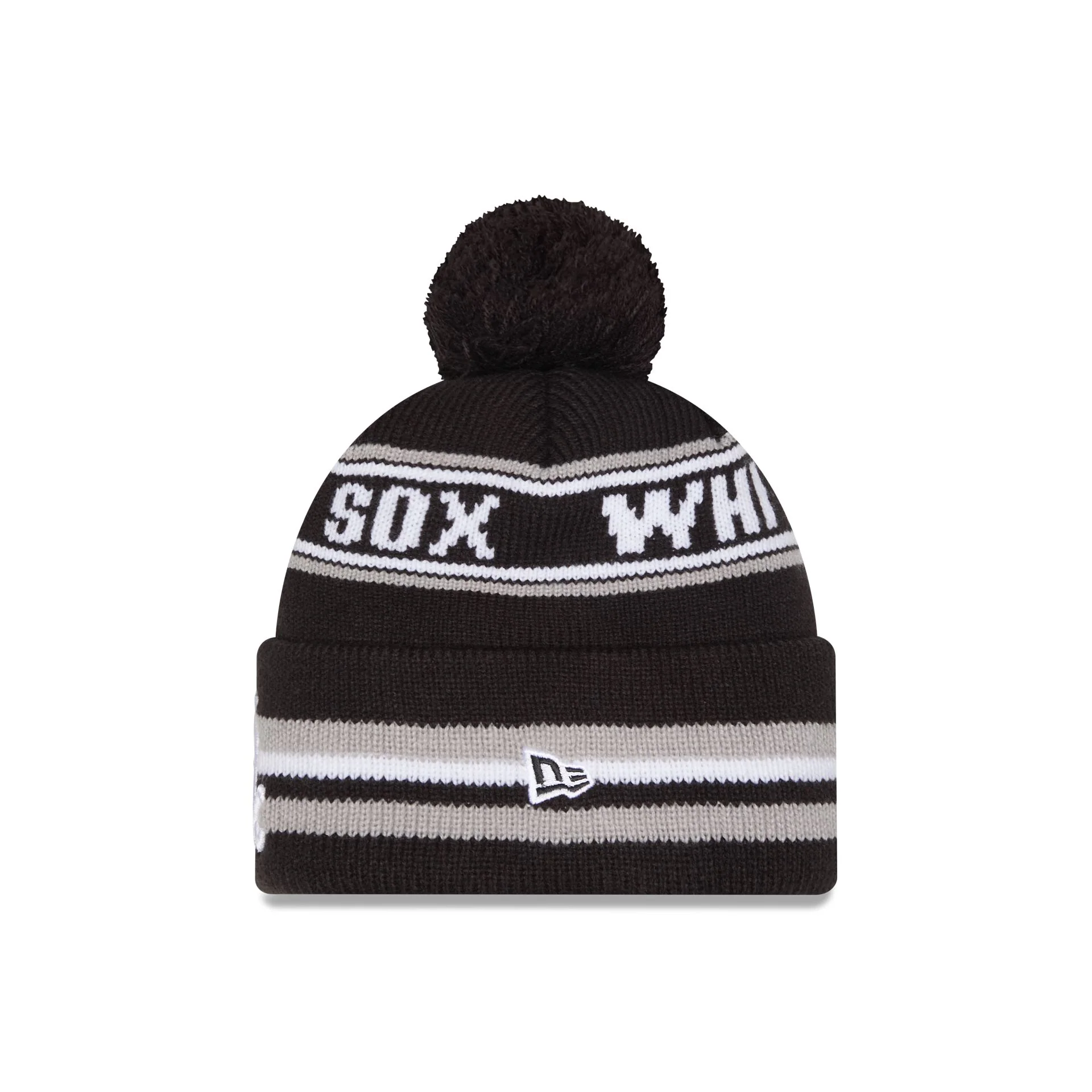 Chicago White Sox Classic Pom Knit Hat - Image 2