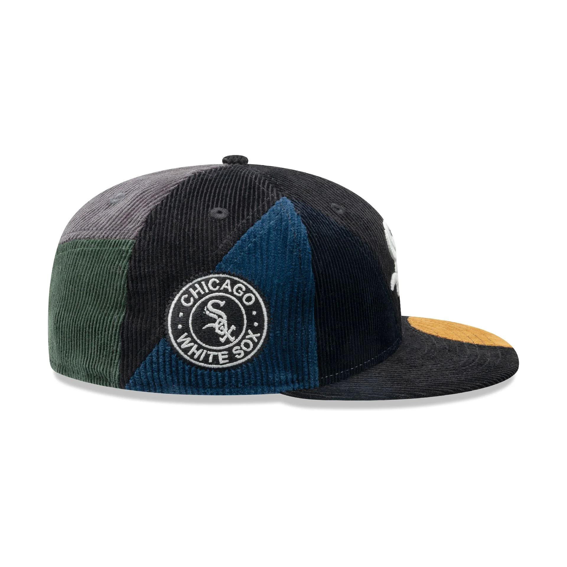 Chicago White Sox Corduroy Patchwork 59FIFTY Fitted Hat - Image 4