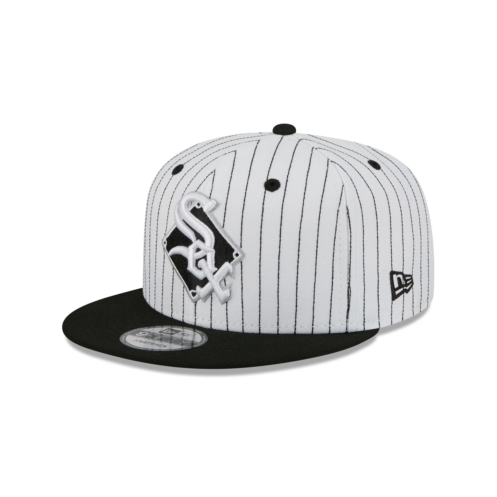 Chicago White Sox Deceptor Pinstripe 9FIFTY Snapback Hat - Image 3