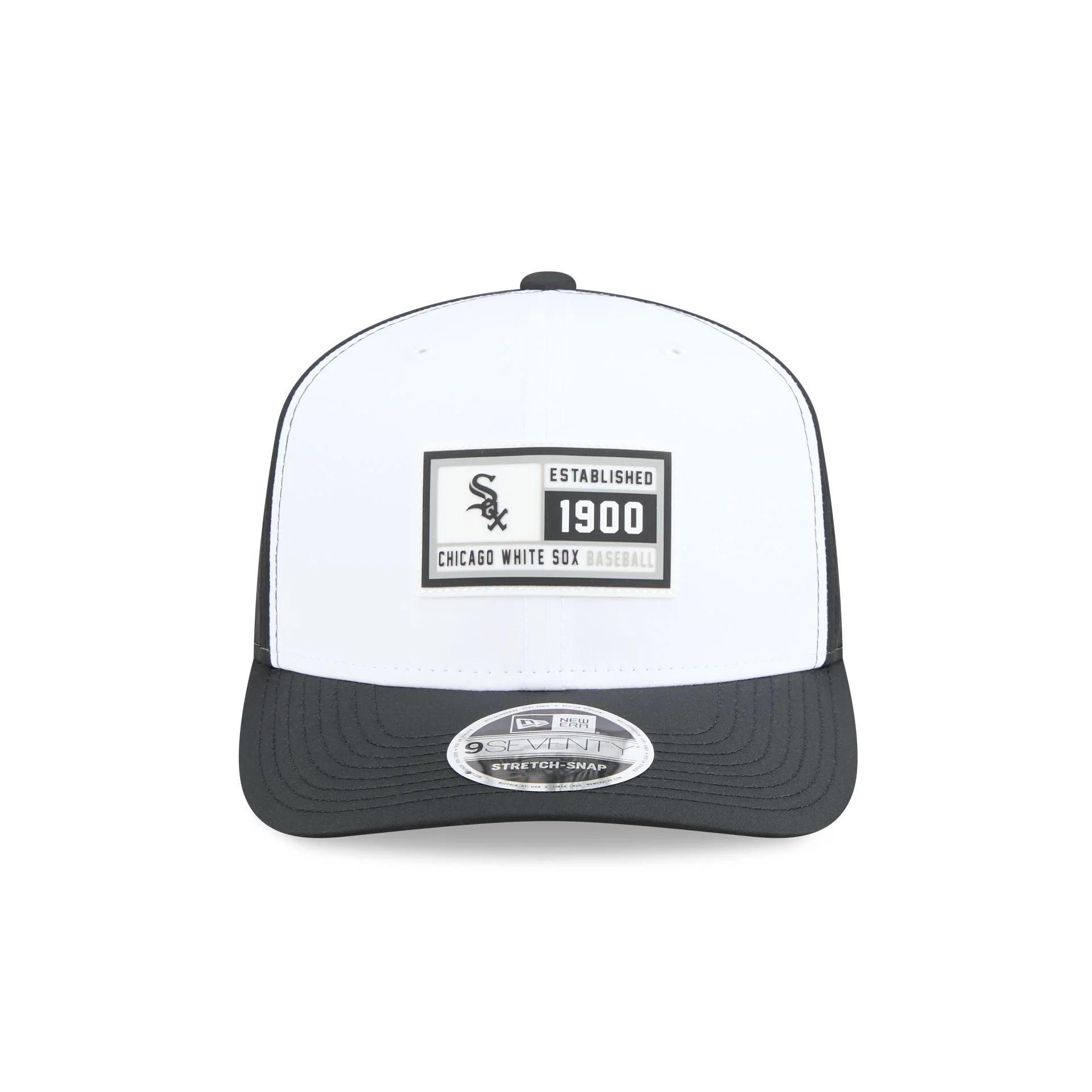 Chicago White Sox Est. Patch 9SEVENTY Stretch-Snap Hat - Image 2