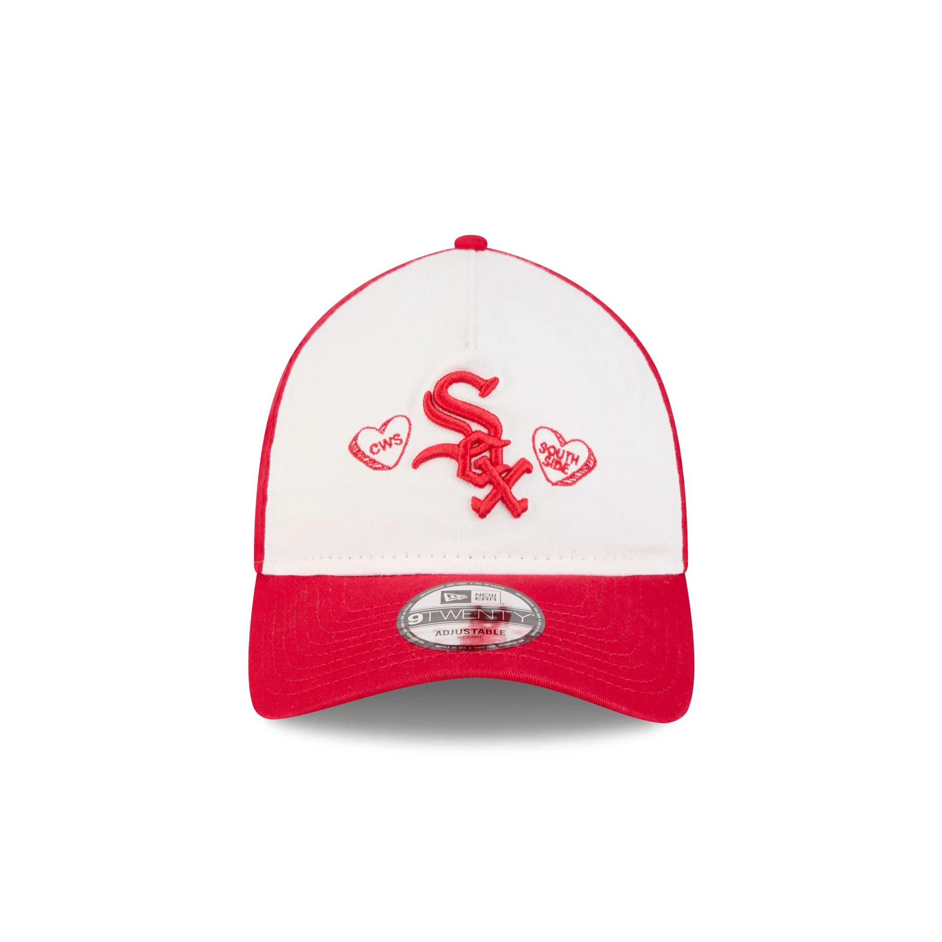 Chicago White Sox Heart 9TWENTY A-Frame Adjustable Hat - Image 2