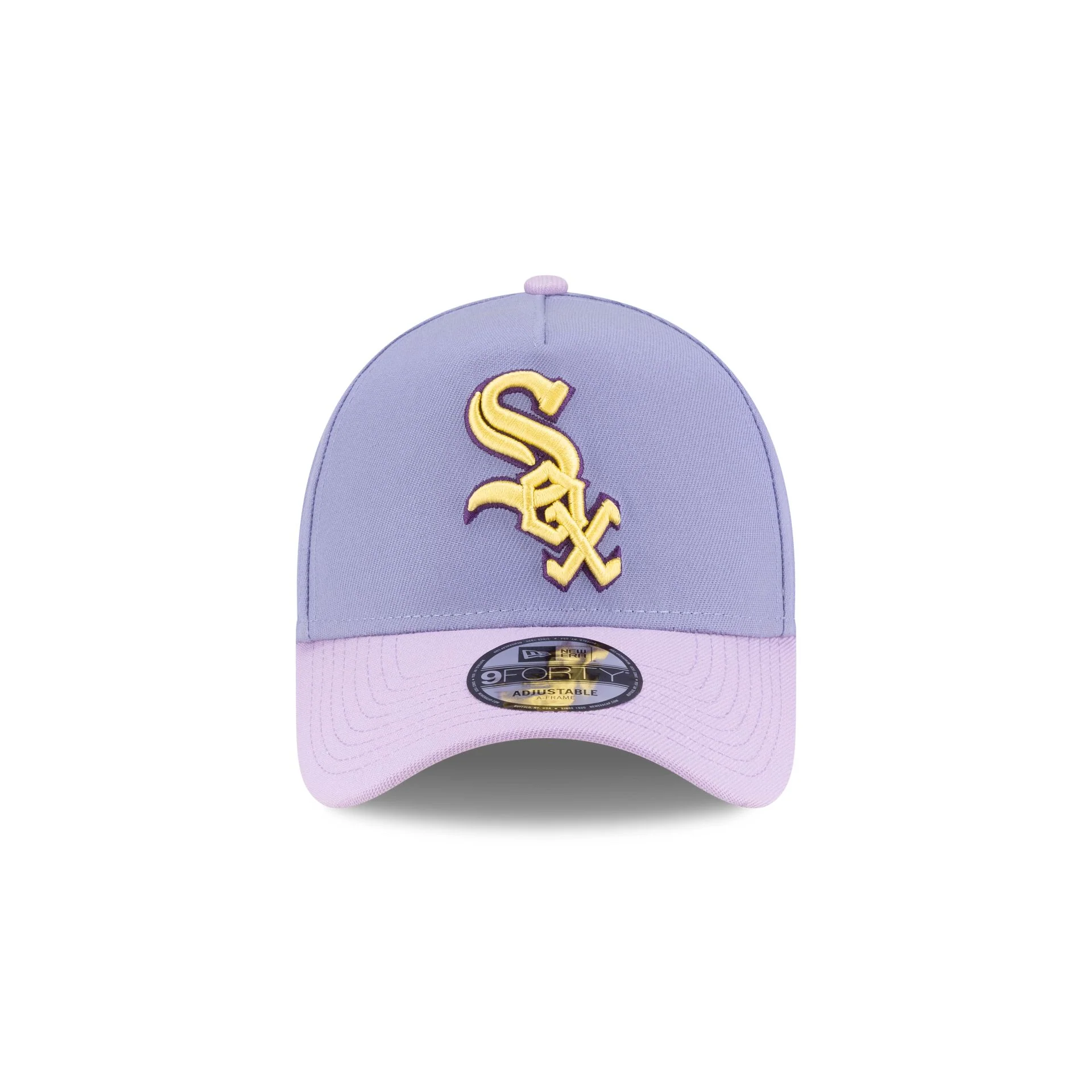 Chicago White Sox Lavender Pink 9FORTY A-Frame Snapback Hat - Image 2