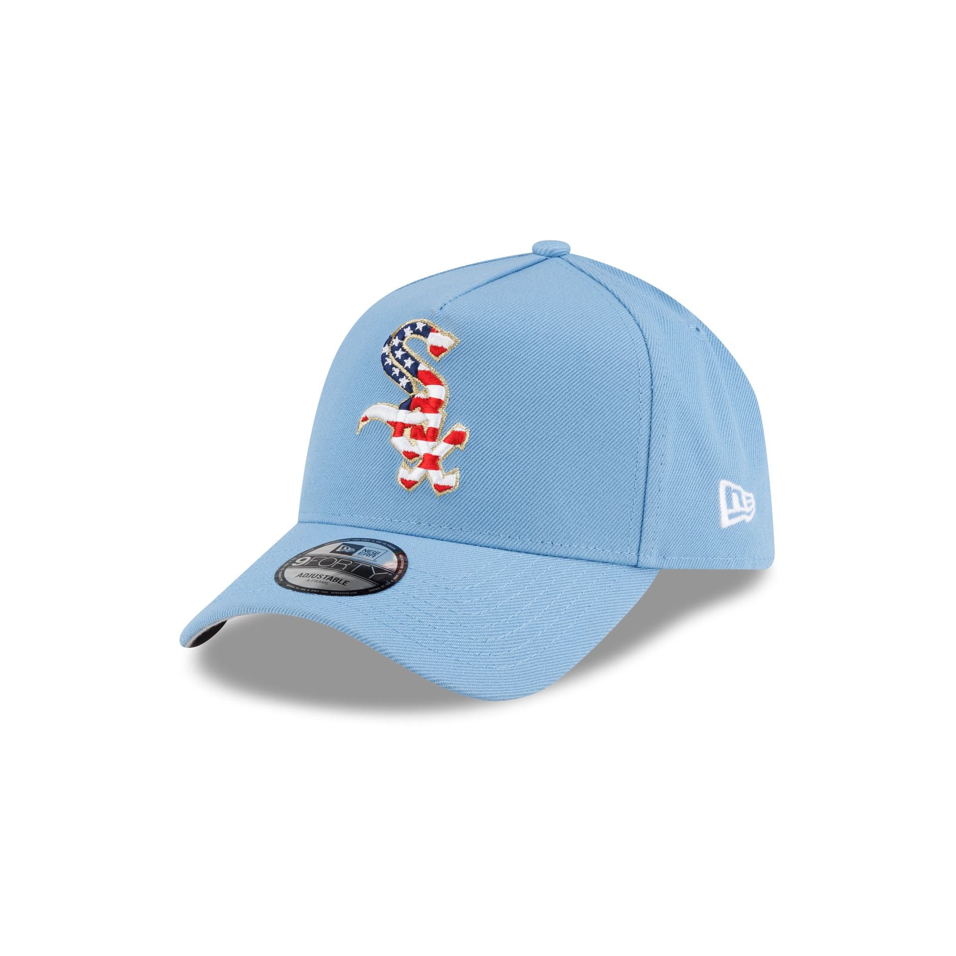 Chicago White Sox Red, White & Blue 9FORTY A-Frame Snapback Hat - Image 3