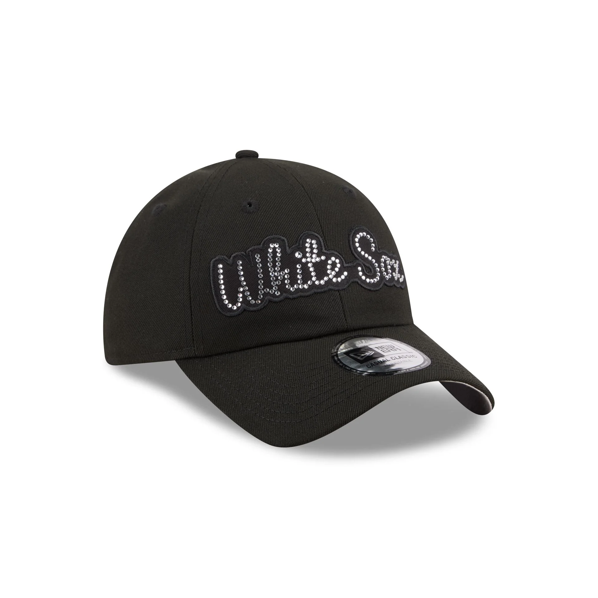 Chicago White Sox Rhinestone Script Casual Classic Adjustable Hat - Image 3
