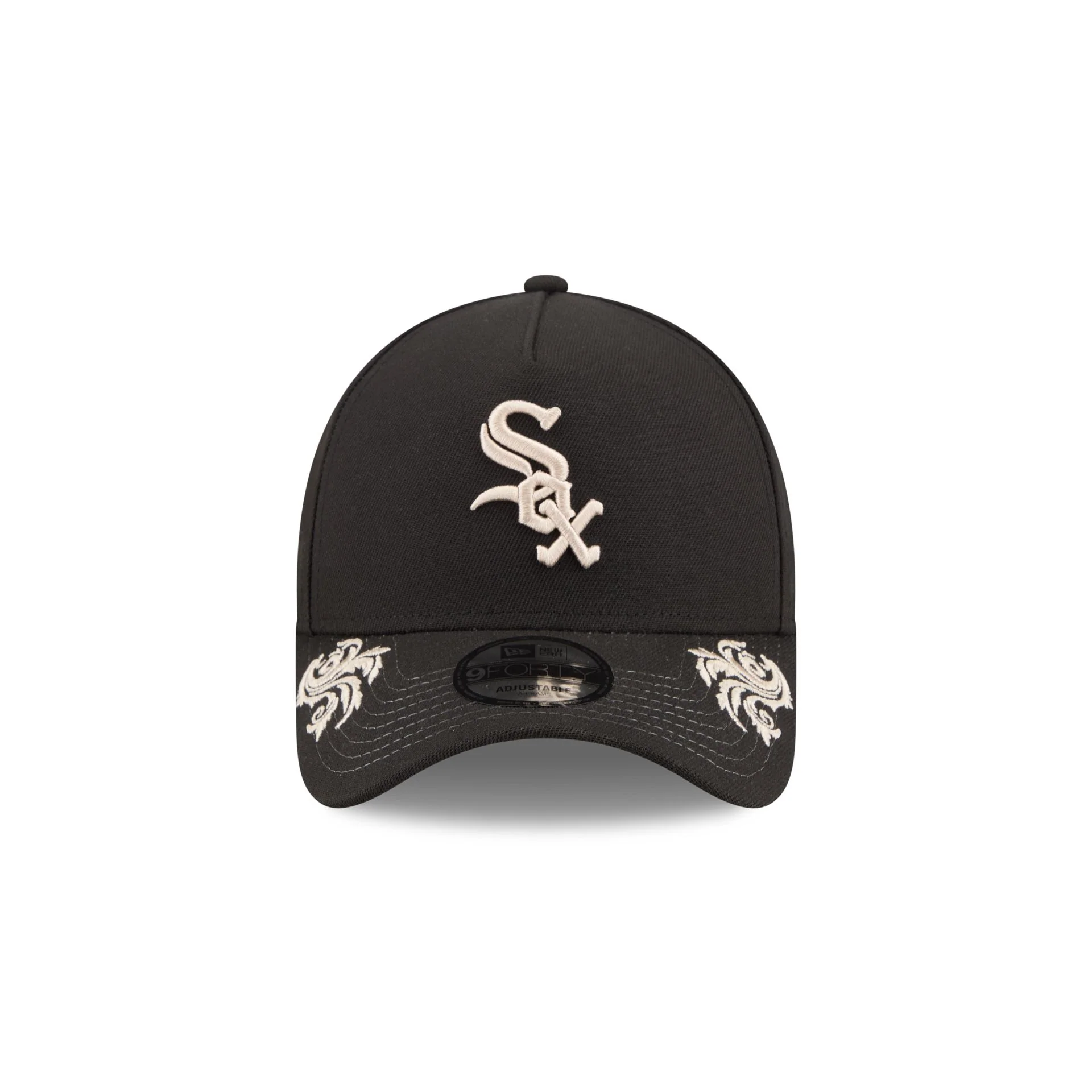 Chicago White Sox Script 9FORTY A-Frame Snapback Hat - Image 2