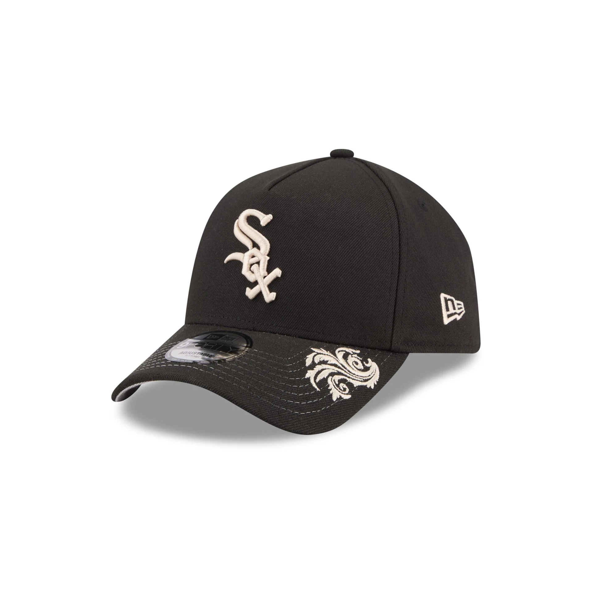 Chicago White Sox Script 9FORTY A-Frame Snapback Hat - Image 3