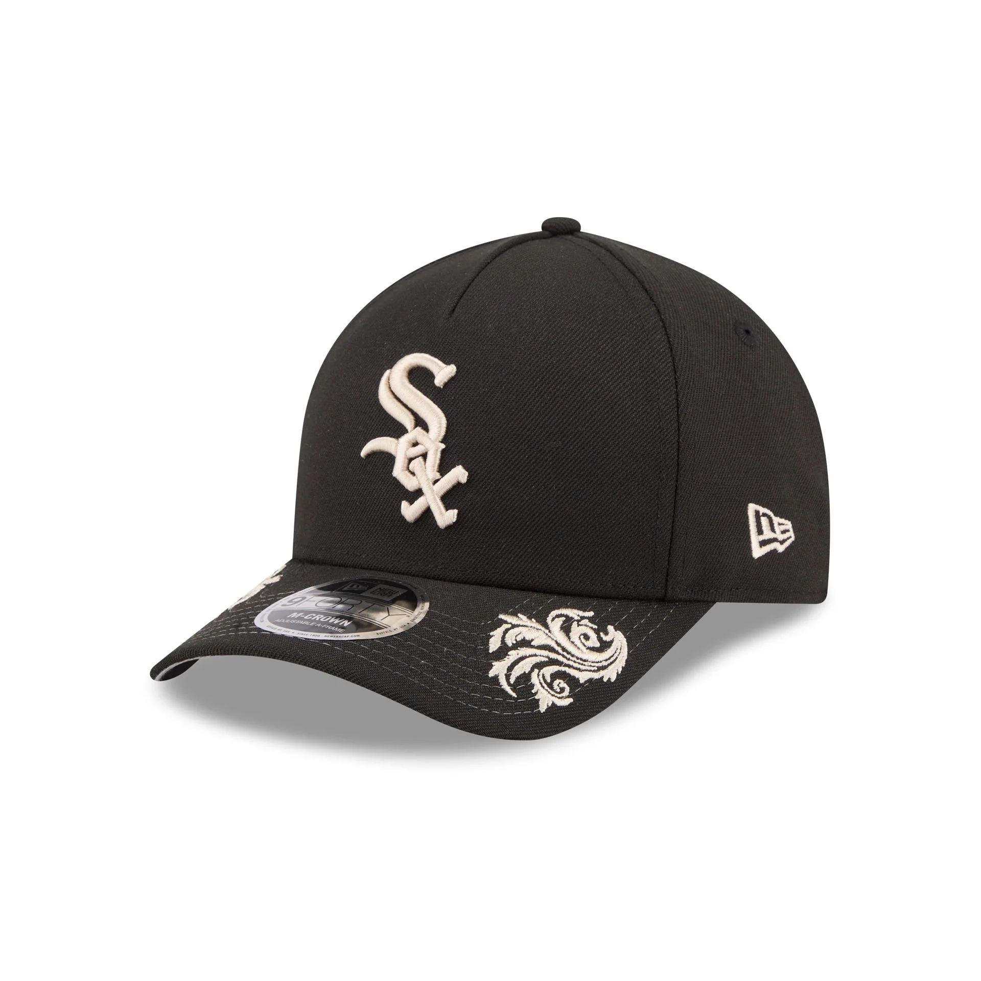 Chicago White Sox Script 9FORTY M-Crown A-Frame Snapback Hat - Image 3