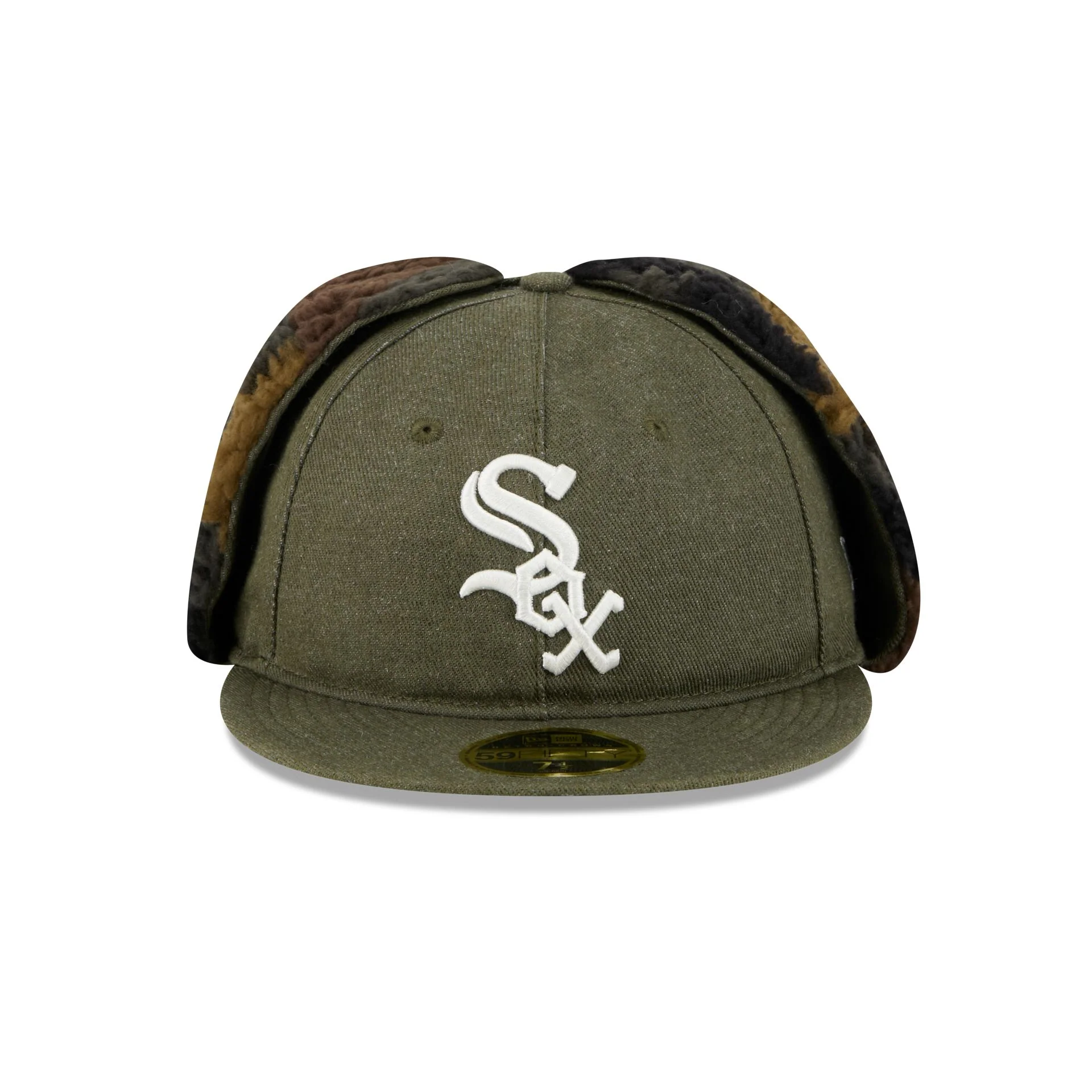 Chicago White Sox Three Looms Cotton Twill Camo Retro Crown Dog Ear 59FIFTY Fitted Hat - Image 2