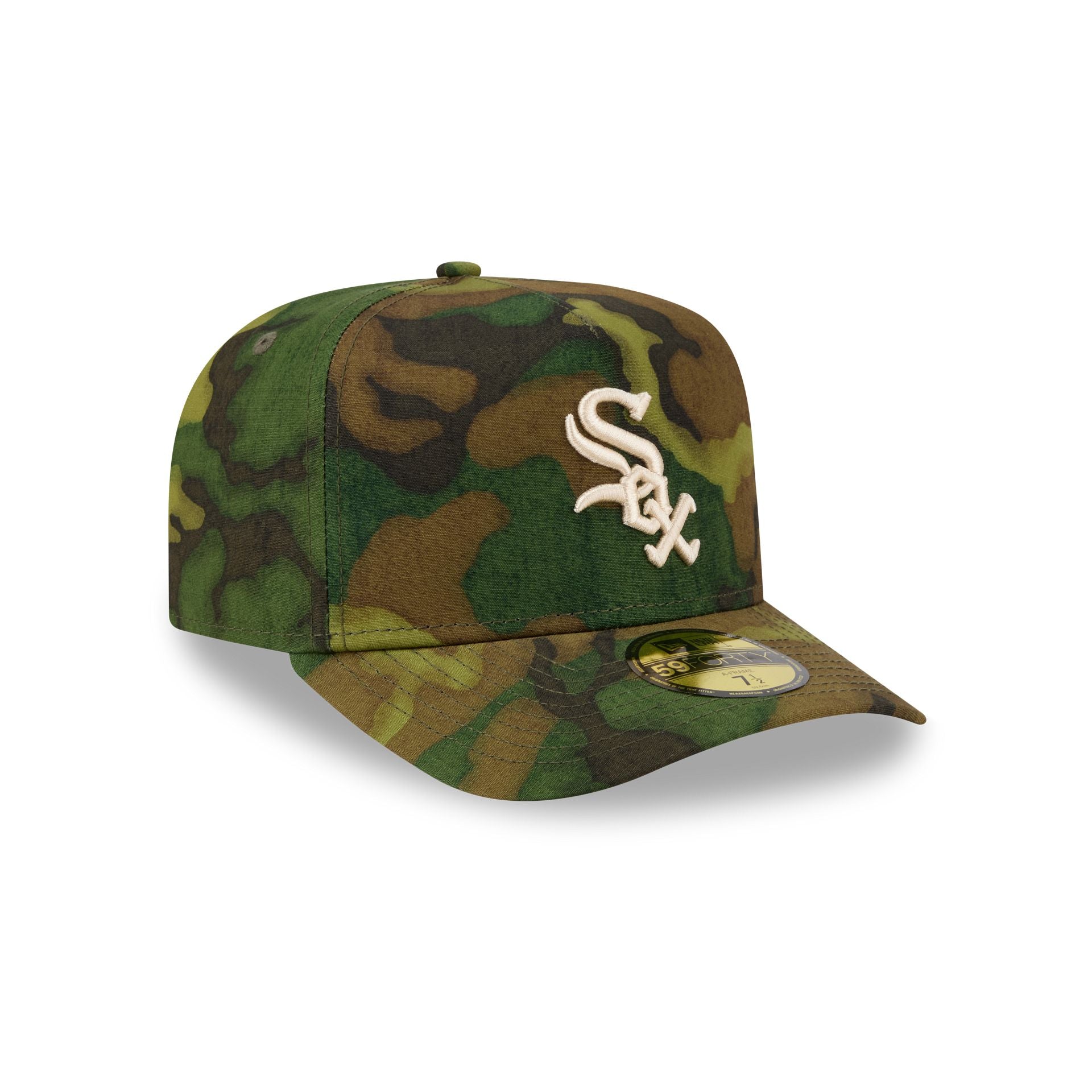 Chicago White Sox Three Looms Ripstop Camo 59FORTY A-Frame Fitted Hat - Image 3