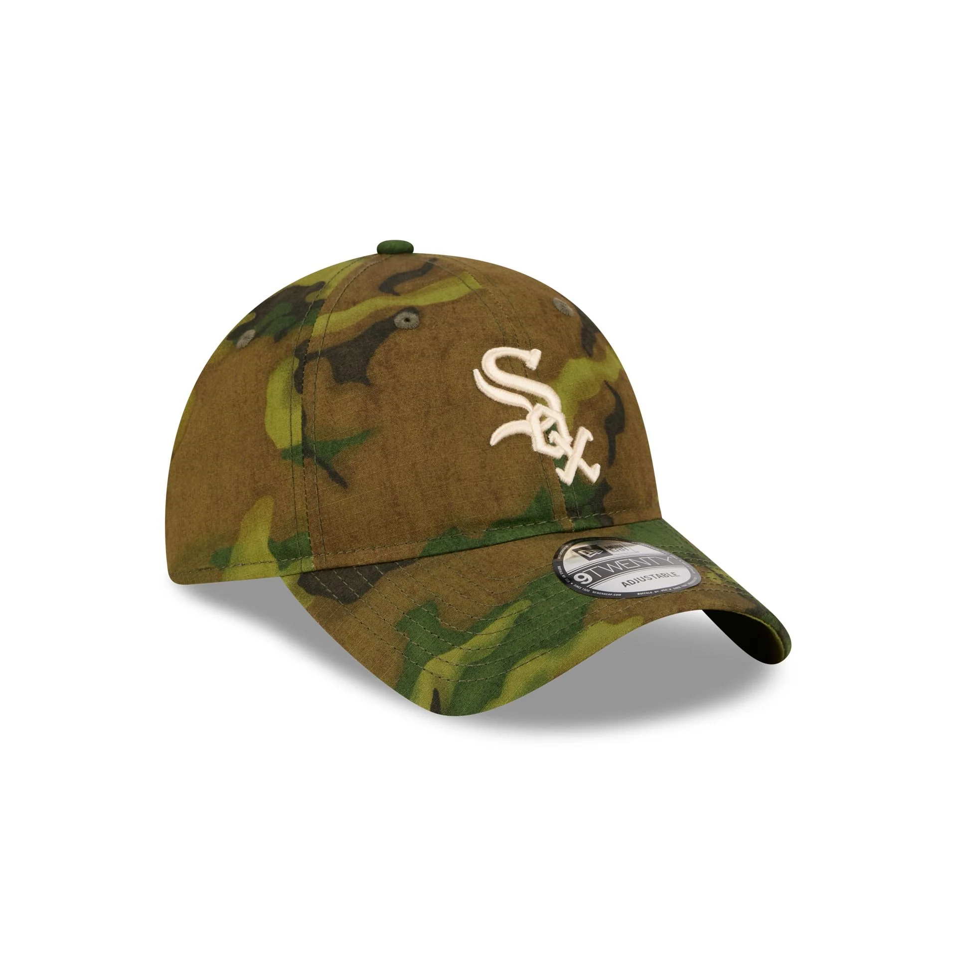Chicago White Sox Three Looms Ripstop Camo 9TWENTY Adjustable Hat - Image 3