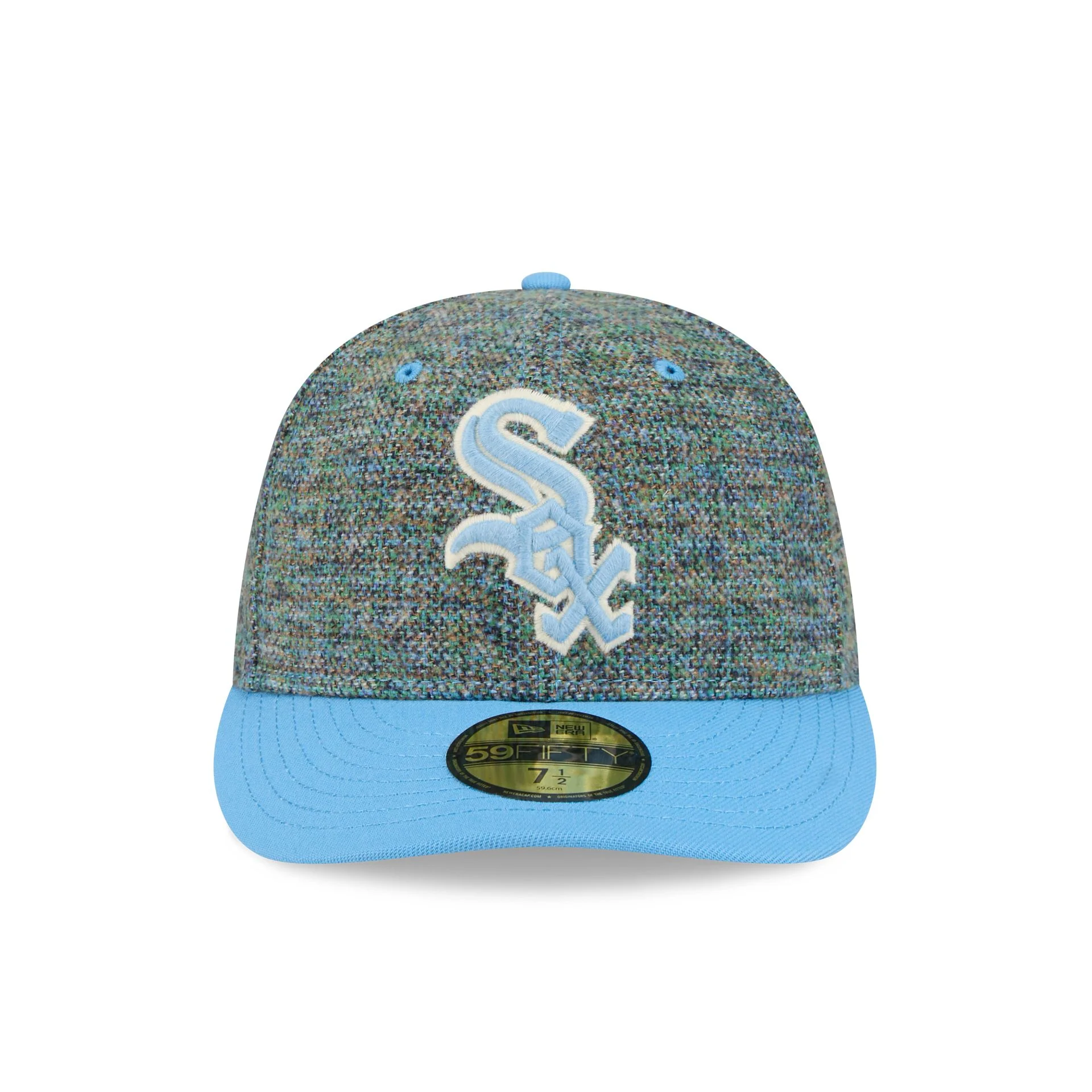 Chicago White Sox Three Looms Tweedy Cotton Radiant Blue 59FIFTY Fitted Hat - Image 2