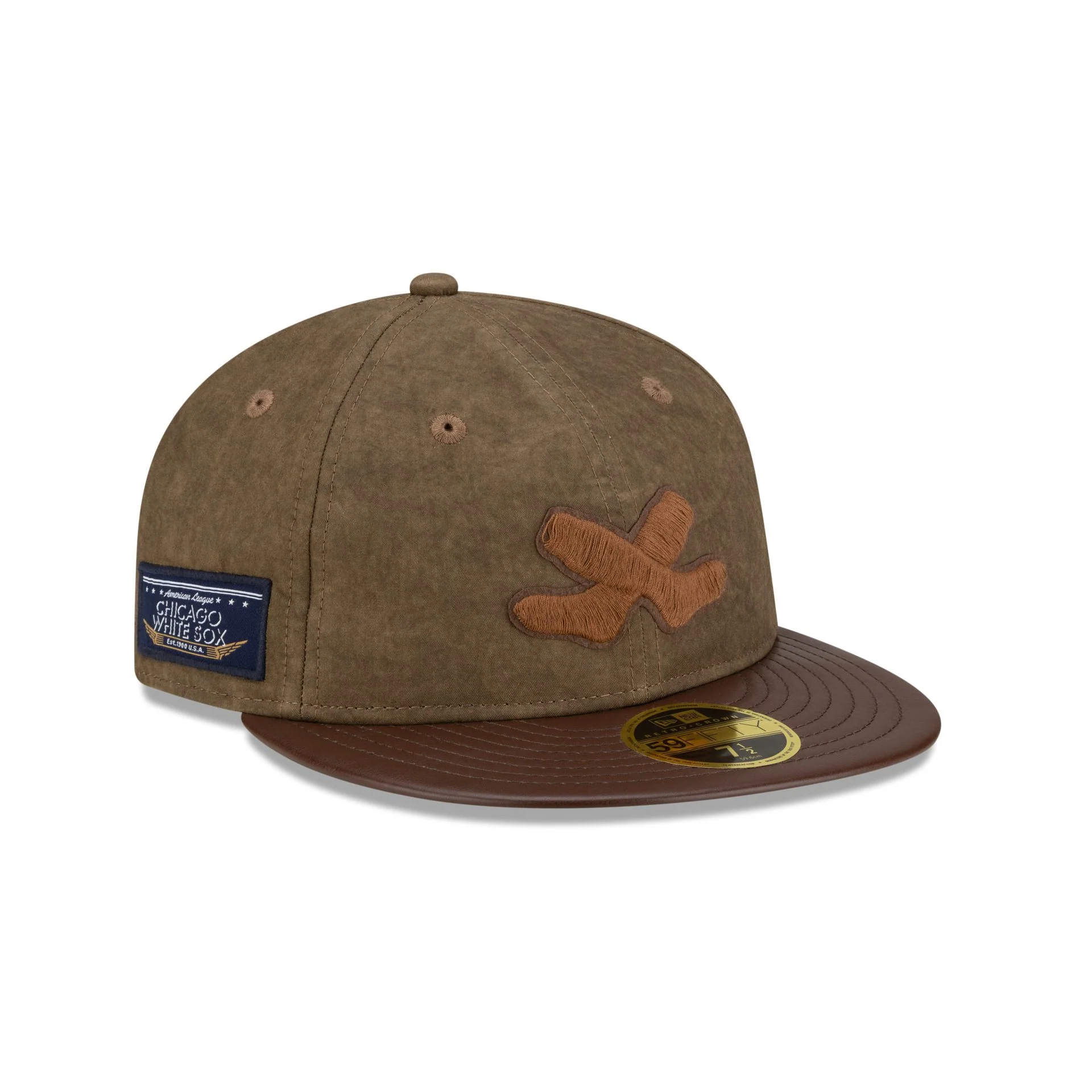 Chicago White Sox Utility Linen Retro Crown 59FIFTY Fitted Hat
