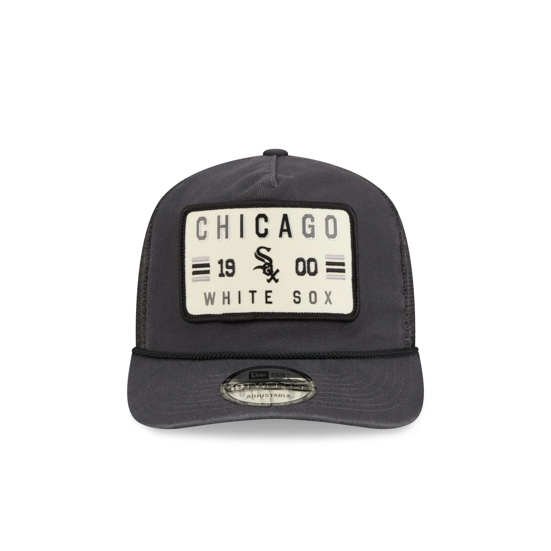Chicago White Sox Washed Graphite 19TWENTY Trucker Hat - Image 2