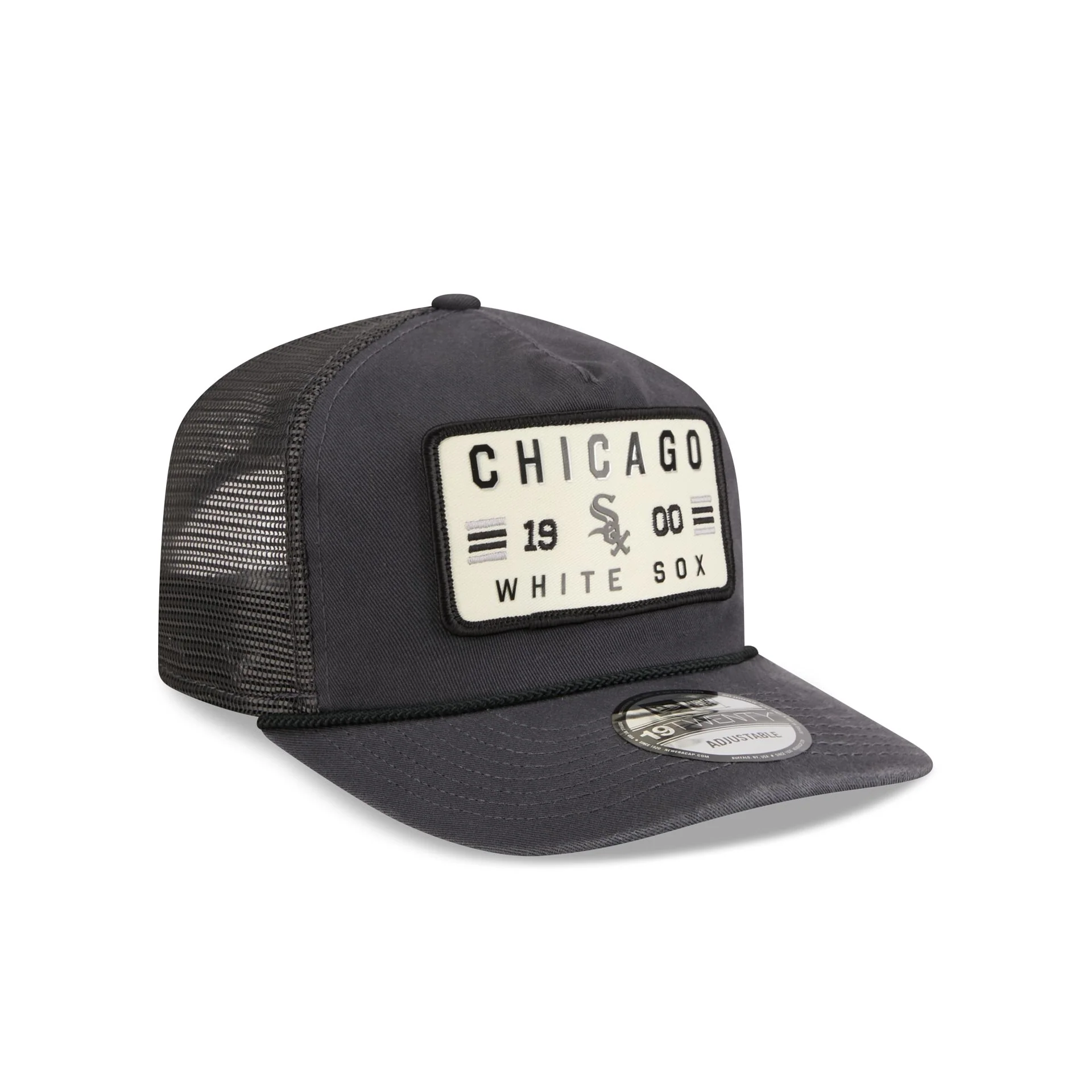 Chicago White Sox Washed Graphite 19TWENTY Trucker Hat - Image 3