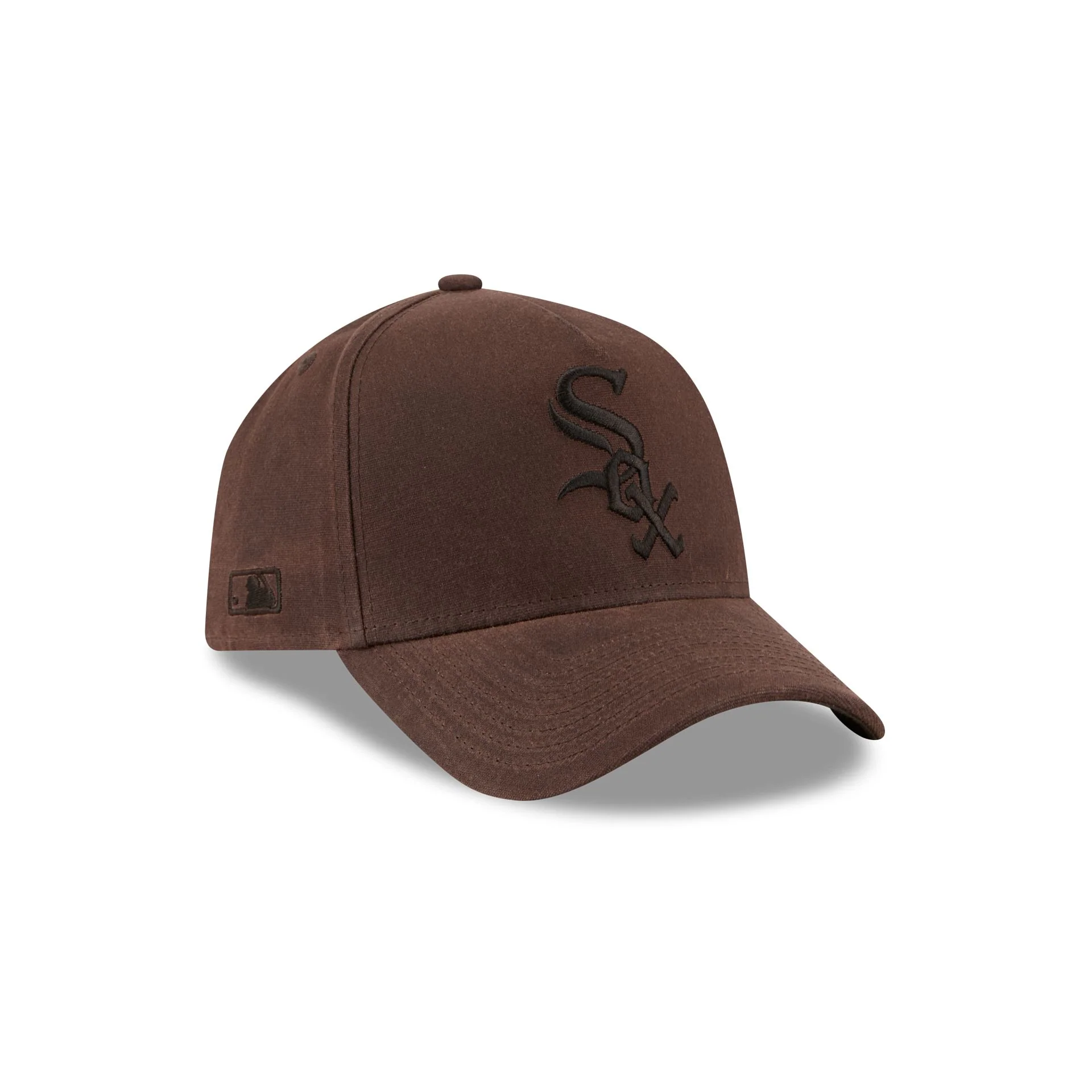 Chicago White Sox Waxed Canvas Brown 59FORTY A-Frame Fitted Hat