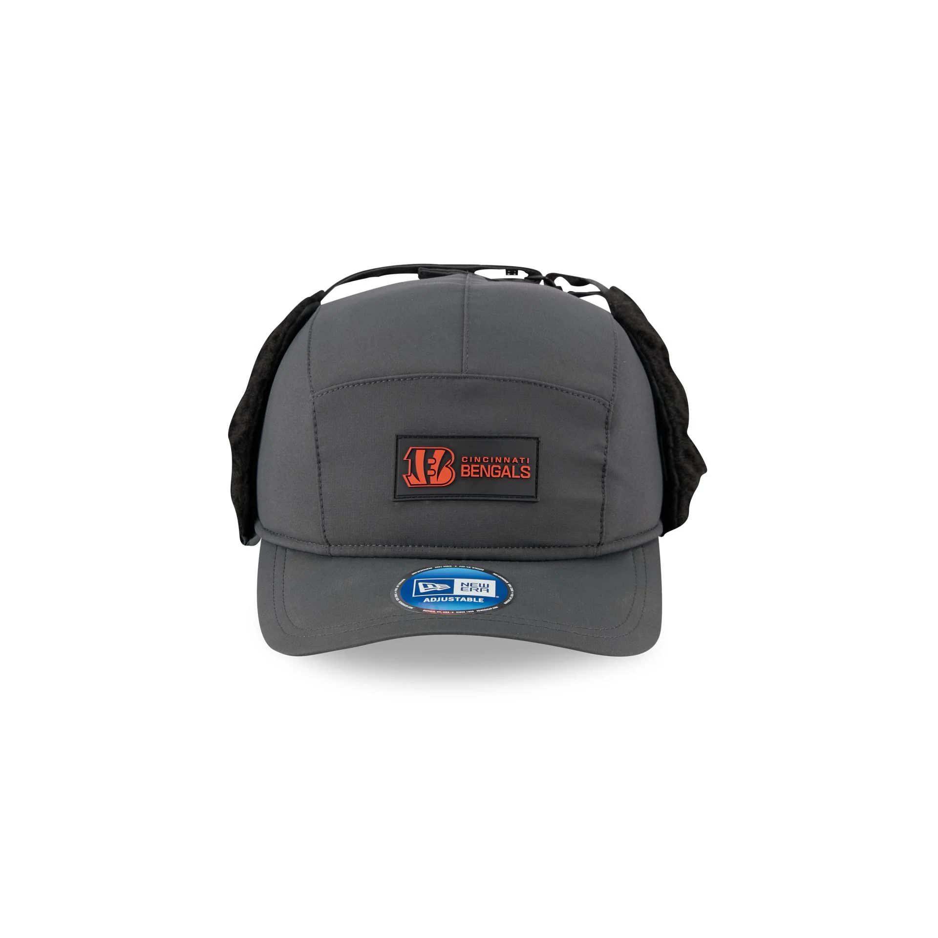 Cincinnati Bengals 2025 Sideline Cold Weather Steel Clouds Runner Dogear Adjustable Hat - Image 2