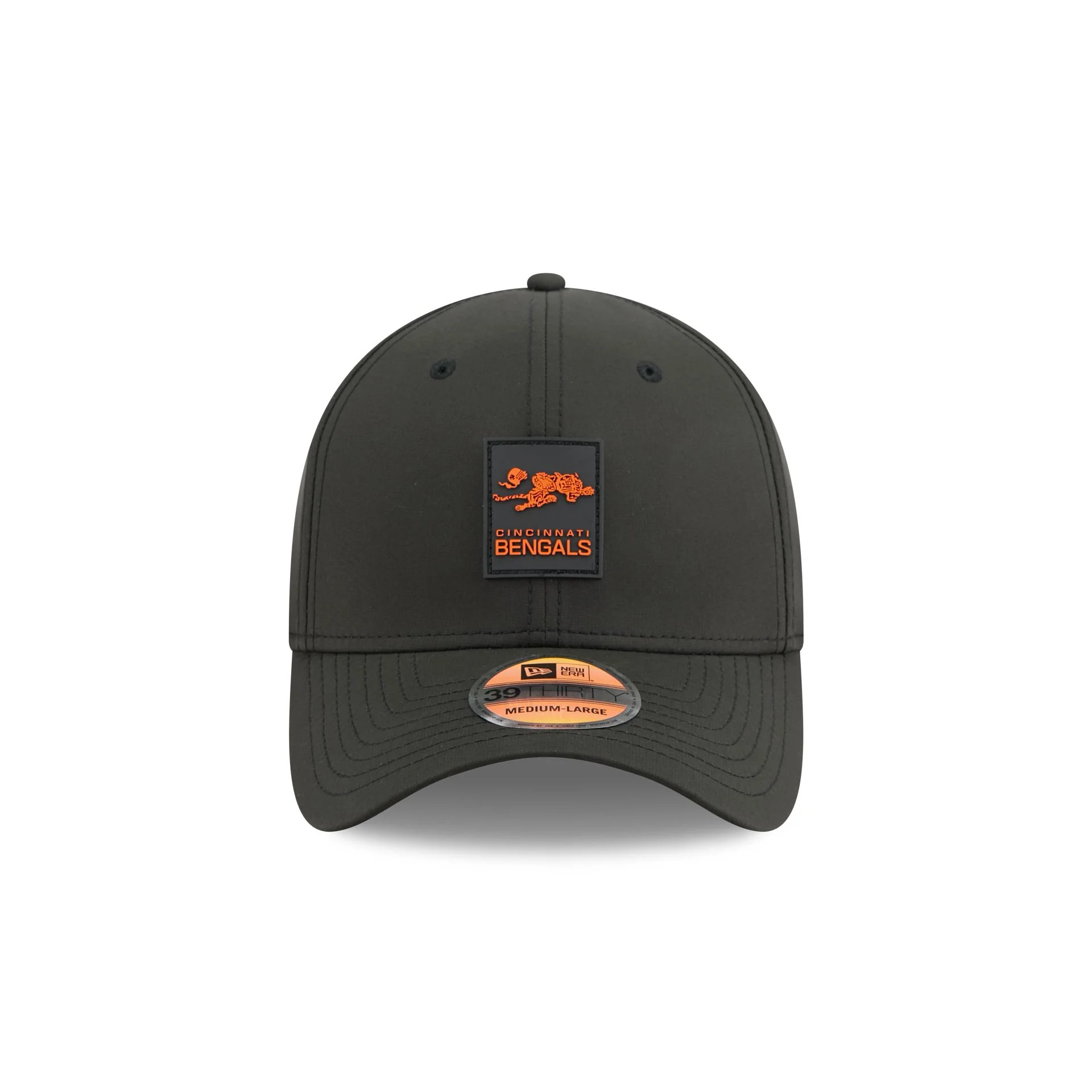 Cincinnati Bengals 2025 Sideline Hot Weather Historic 39THIRTY Stretch Fit Hat - Image 2