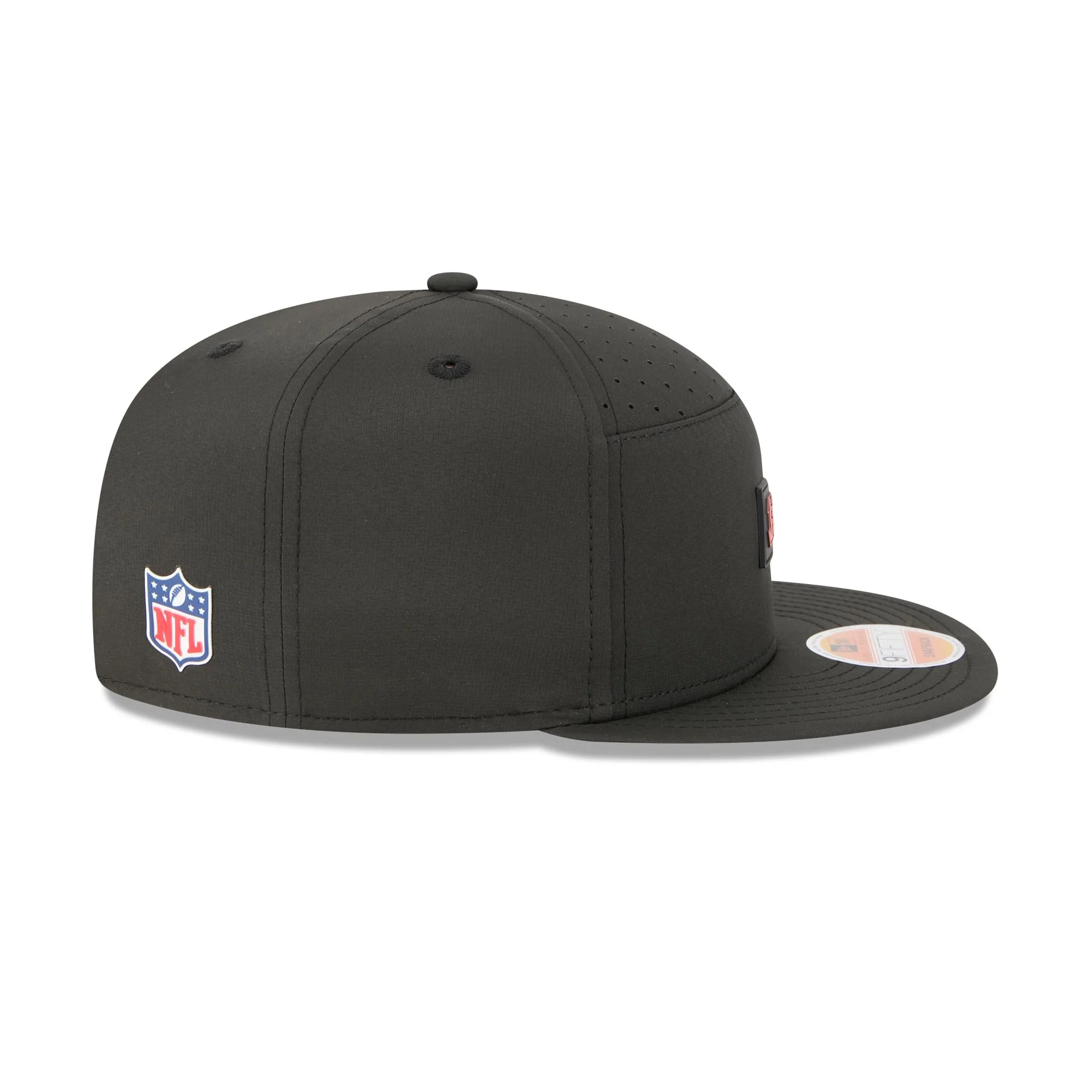 Cincinnati Bengals 2025 Sideline Hot Weather Split Panel 9FIFTY Snapback Hat - Image 5