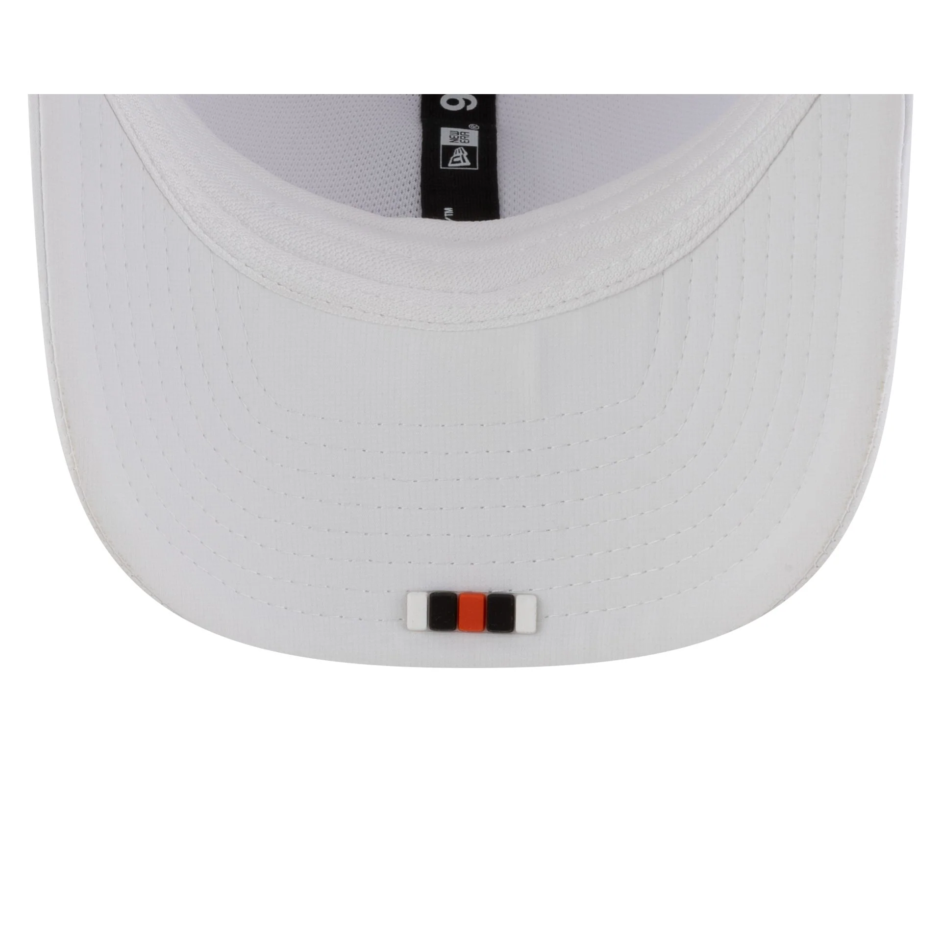 Cincinnati Bengals 2025 Sideline Hot Weather White 9SEVENTY Trucker Hat - Image 7