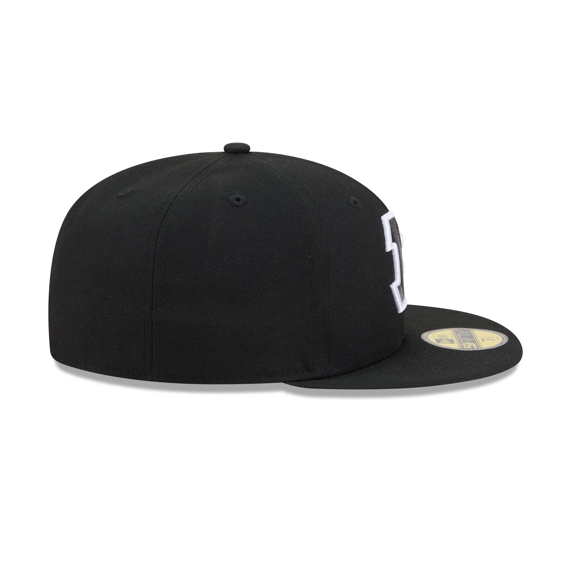 Cincinnati Bengals Black and White Basic 59FIFTY Fitted Hat - Image 5