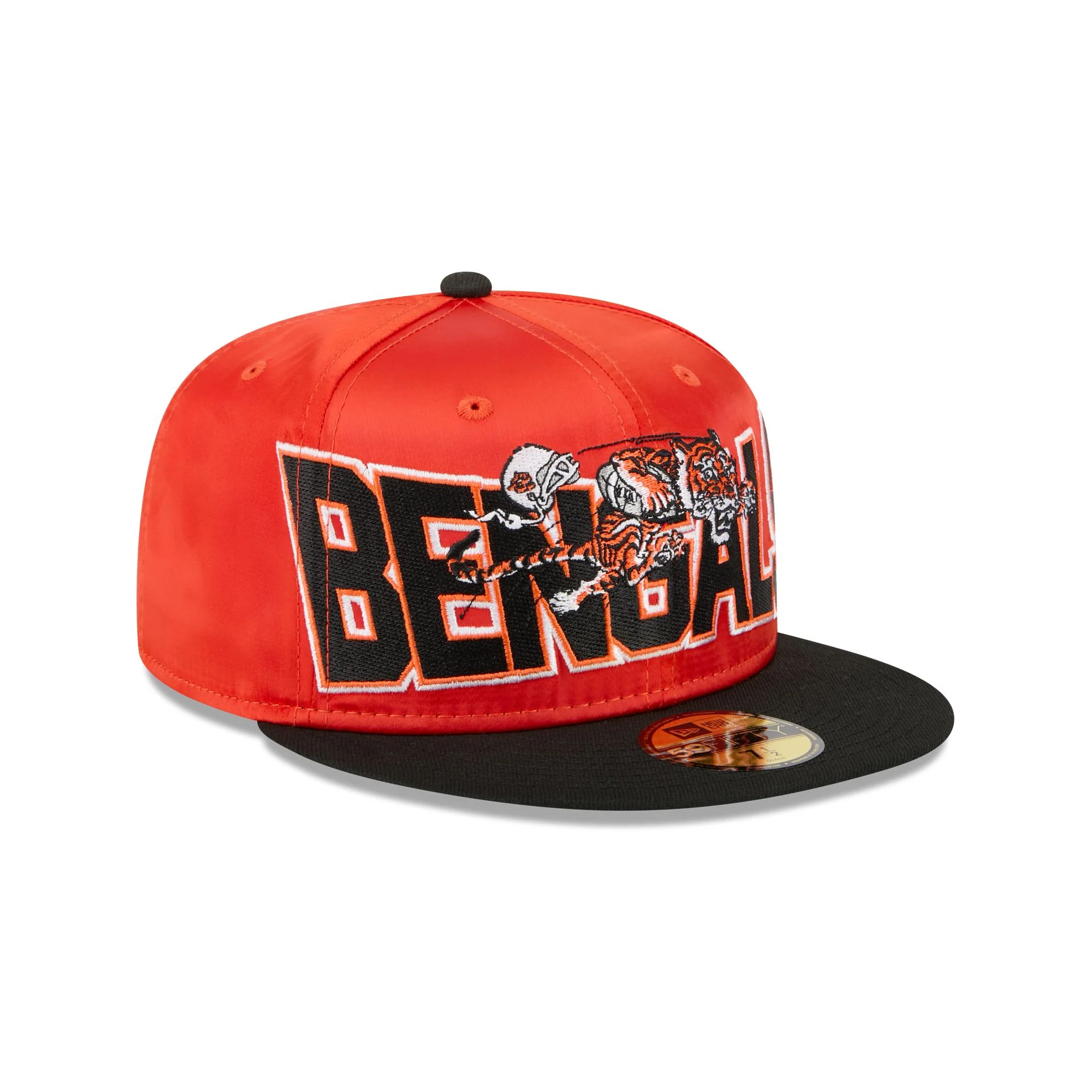 Cincinnati Bengals Bold Satin 59FIFTY Fitted Hat - Image 3