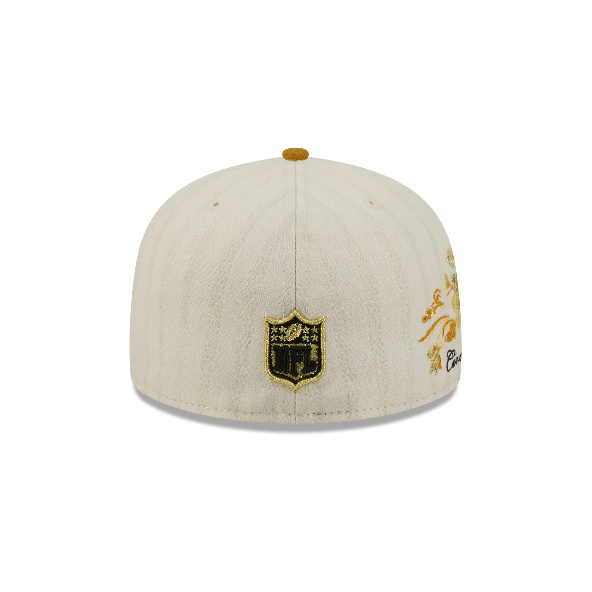 Cincinnati Bengals Chrome Herringbone 59FIFTY Fitted Hat - Image 6