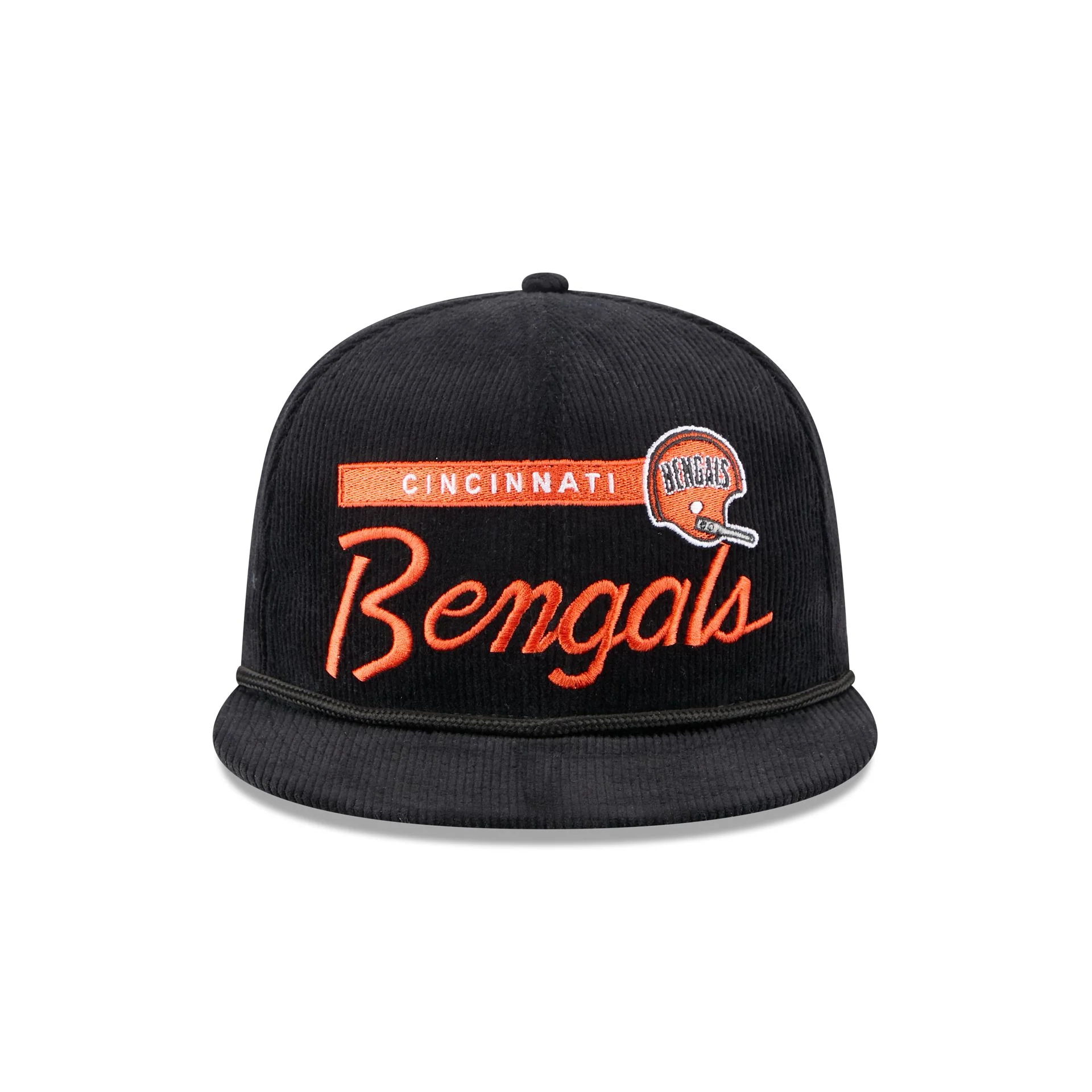 Cincinnati Bengals Corduroy Rope 9FIFTY Snapback Hat - Image 2