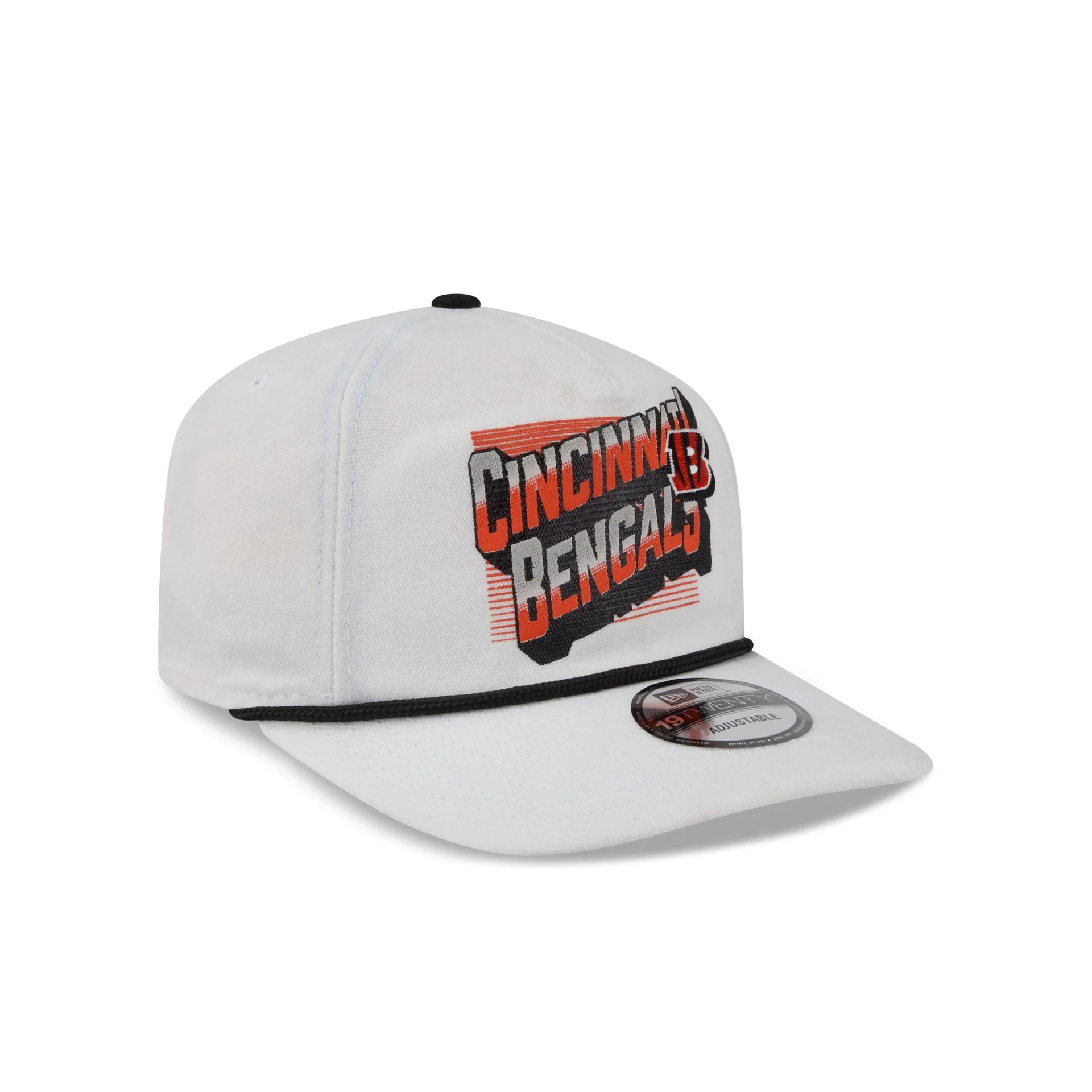 Cincinnati Bengals Duck Cloth 19TWENTY Adjustable Hat - Image 3