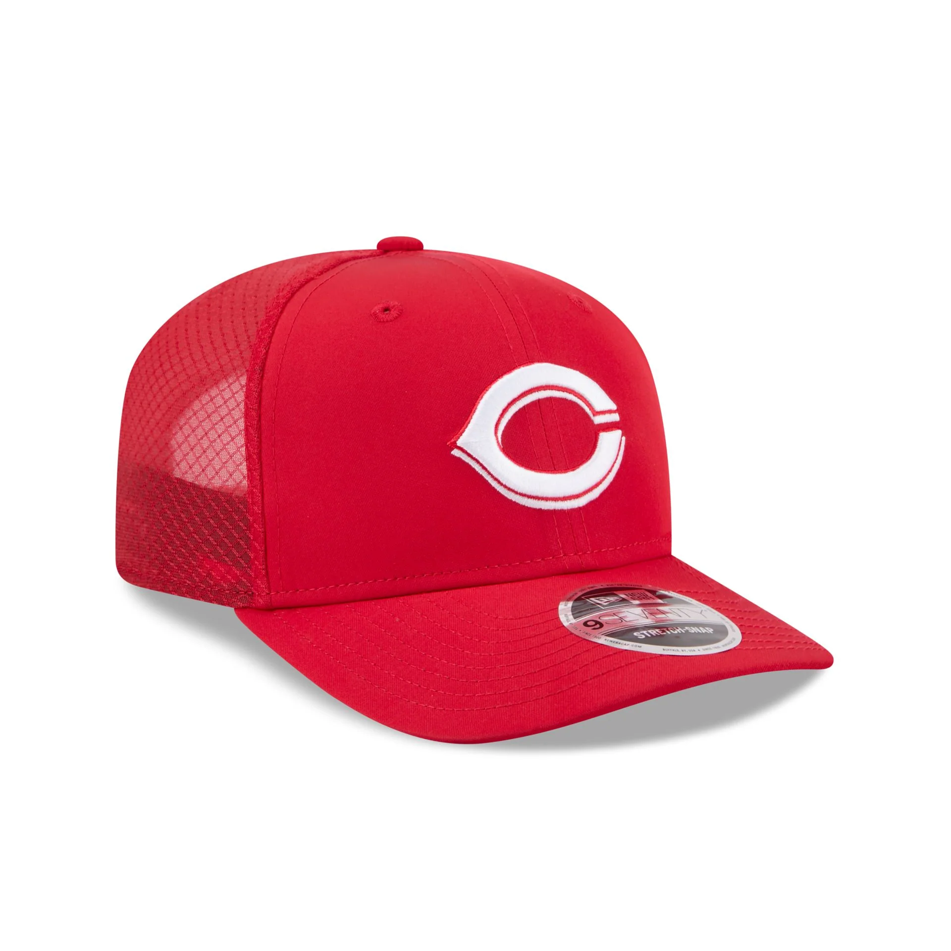 Cincinnati Reds 2026 Batting Practice Fan Pack 9SEVENTY Stretch-Snap Hat - Image 3