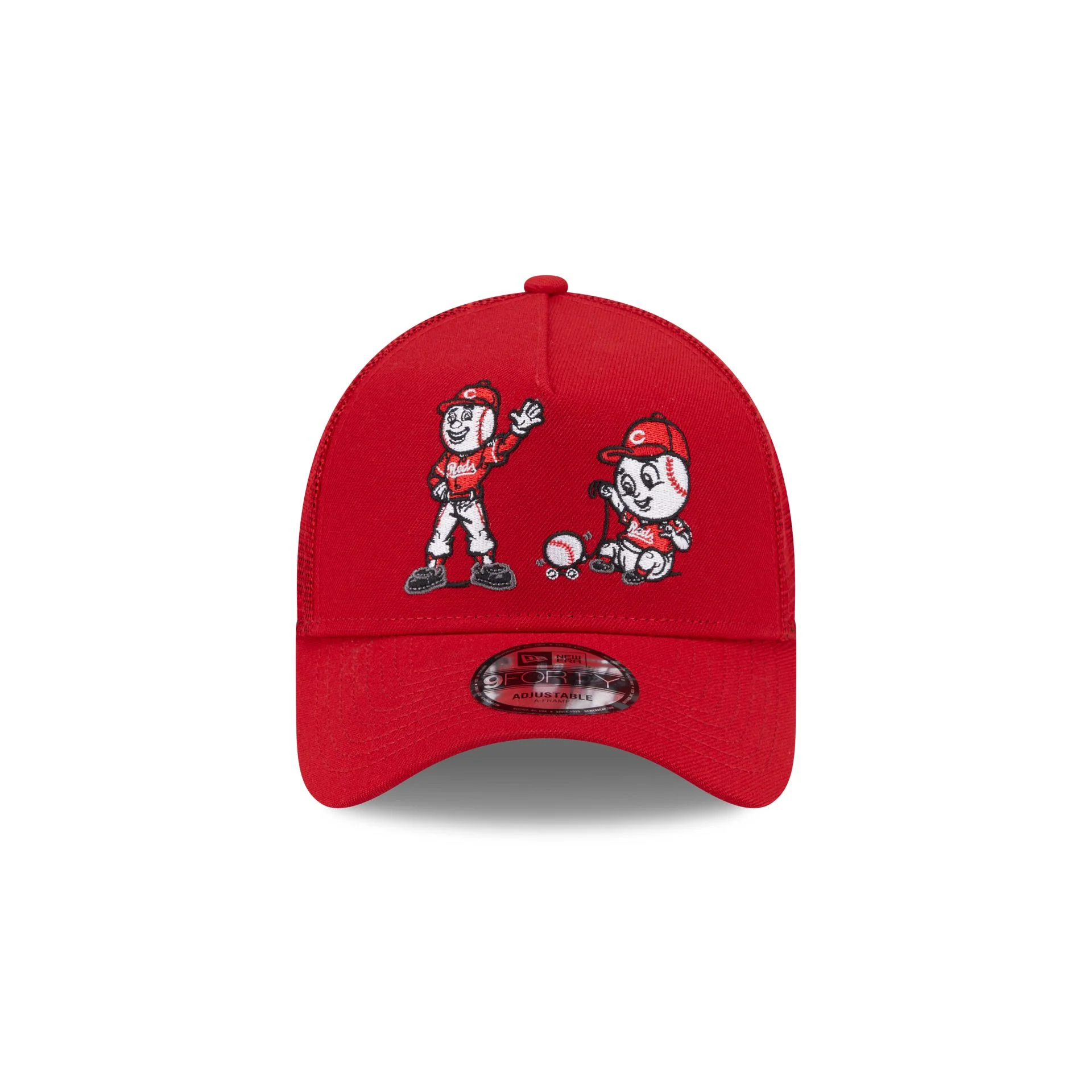Cincinnati Reds Generation Mascots 9FORTY A-Frame Trucker Hat - Image 2