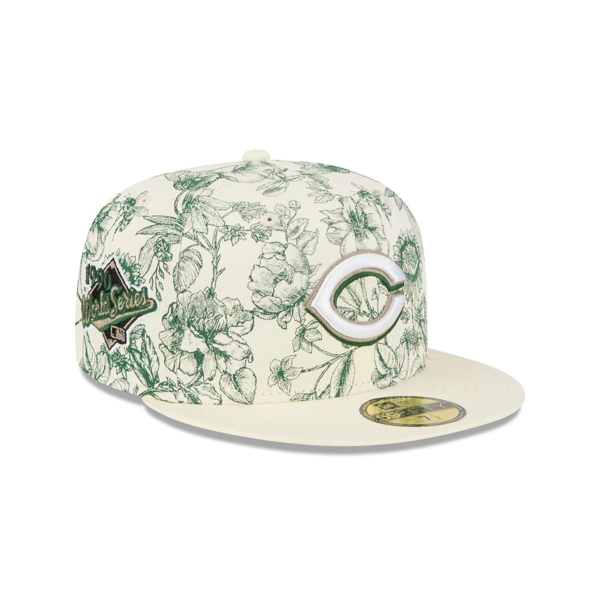 Cincinnati Reds Spring Floral 59FIFTY Fitted Hat
