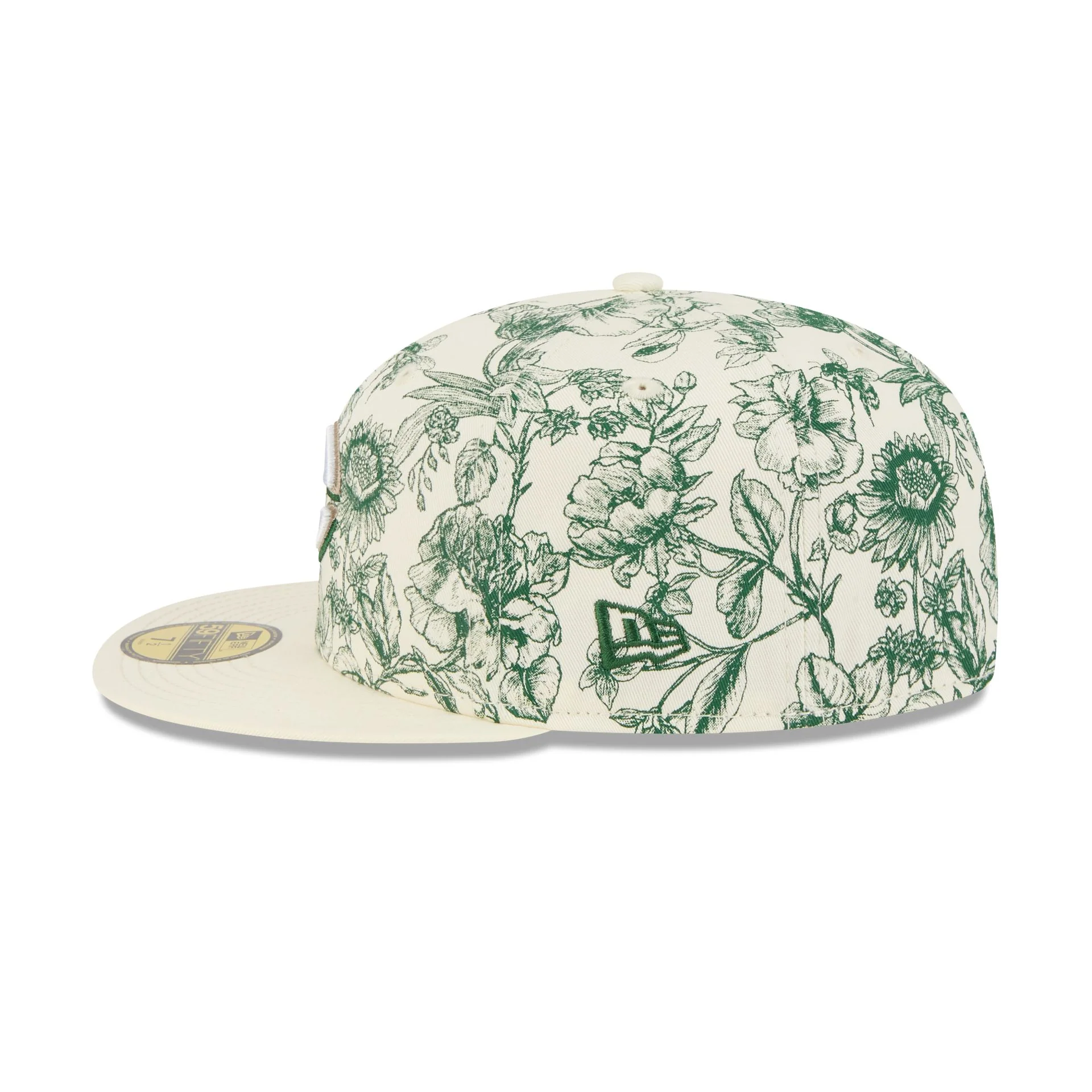 Cincinnati Reds Spring Floral 59FIFTY Fitted Hat - Image 5