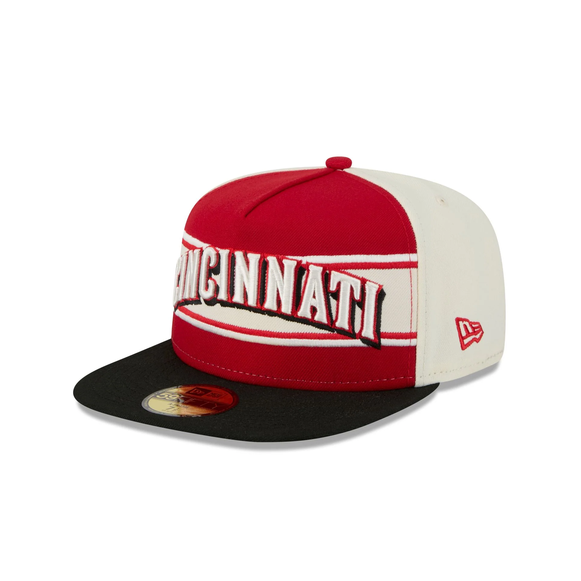 Cincinnati Reds Summer Derby 59FIFTY A-Frame Fitted Hat - Image 3