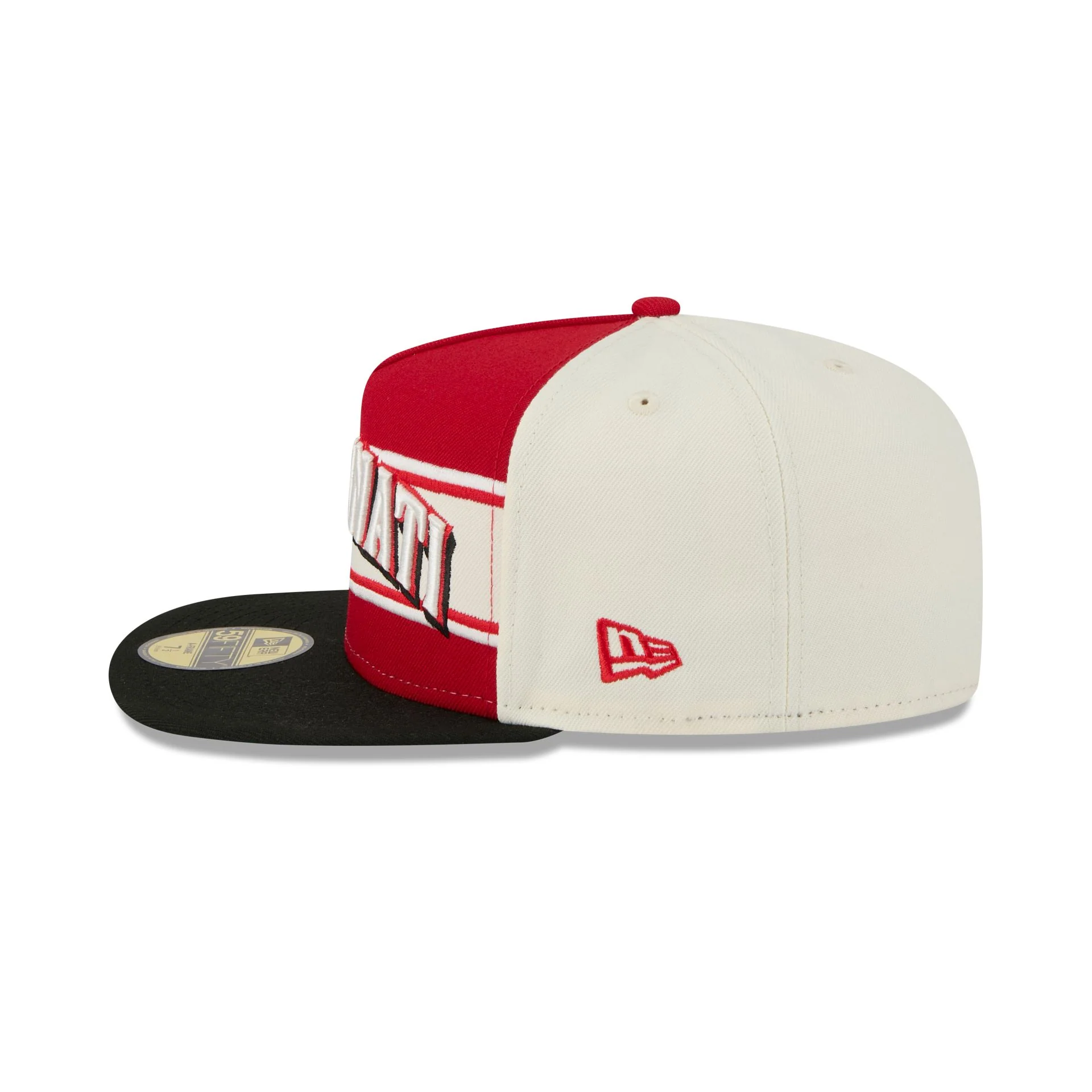 Cincinnati Reds Summer Derby 59FIFTY A-Frame Fitted Hat - Image 5