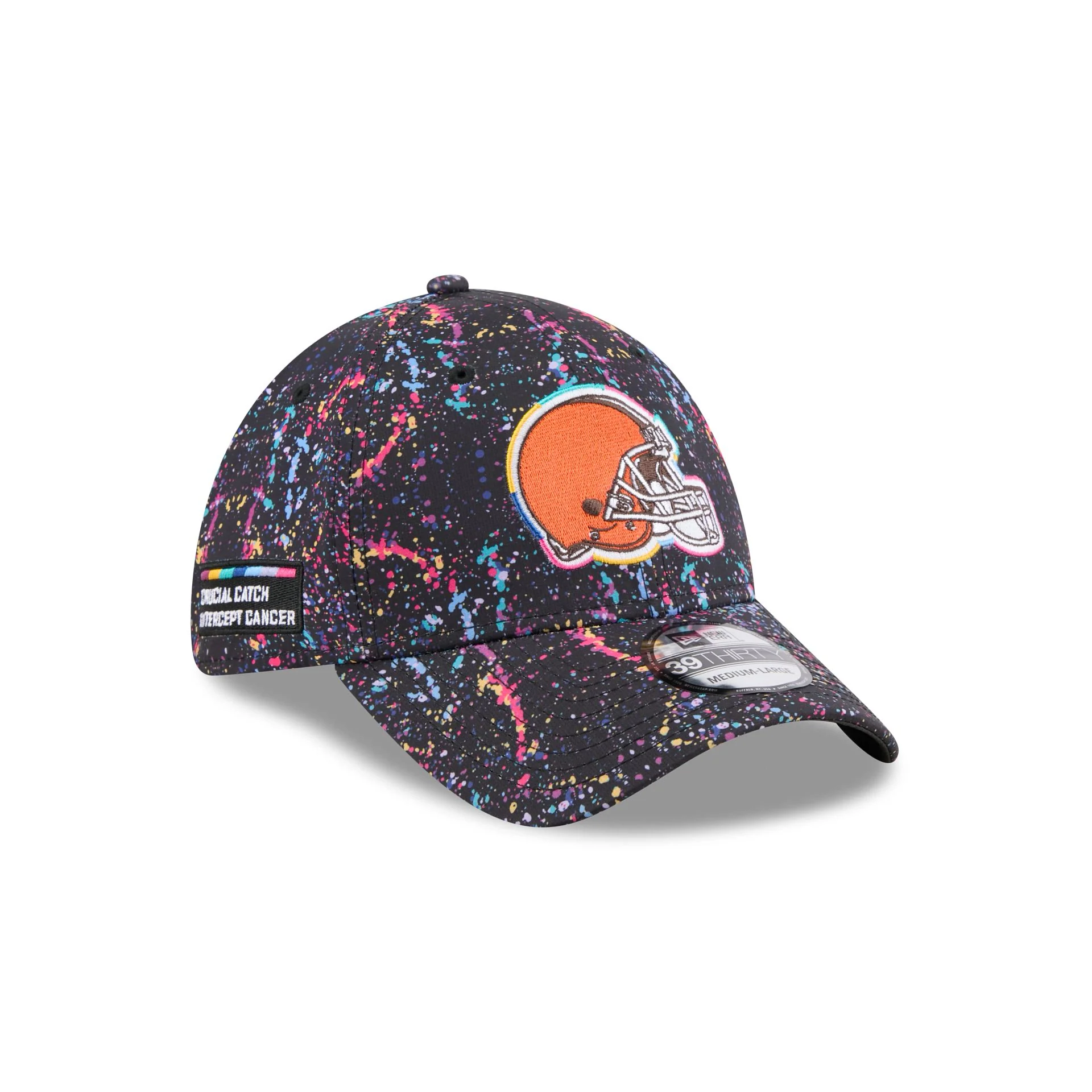 Cleveland Browns 2025 Crucial Catch 39THIRTY Stretch Fit Hat