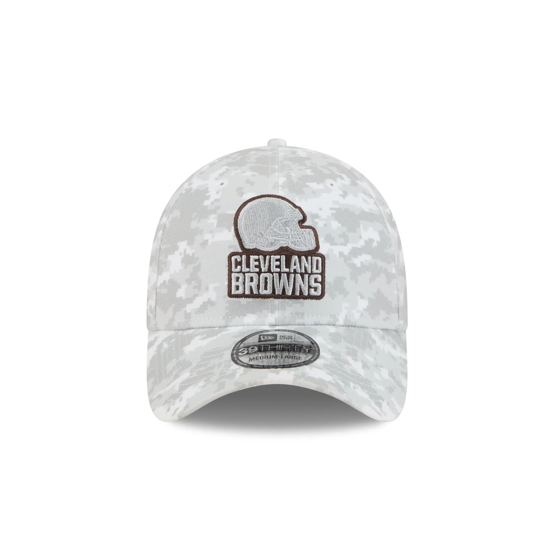 Cleveland Browns 2025 Salute to Service Fan Gear 39THIRTY Stretch Fit Hat - Image 2