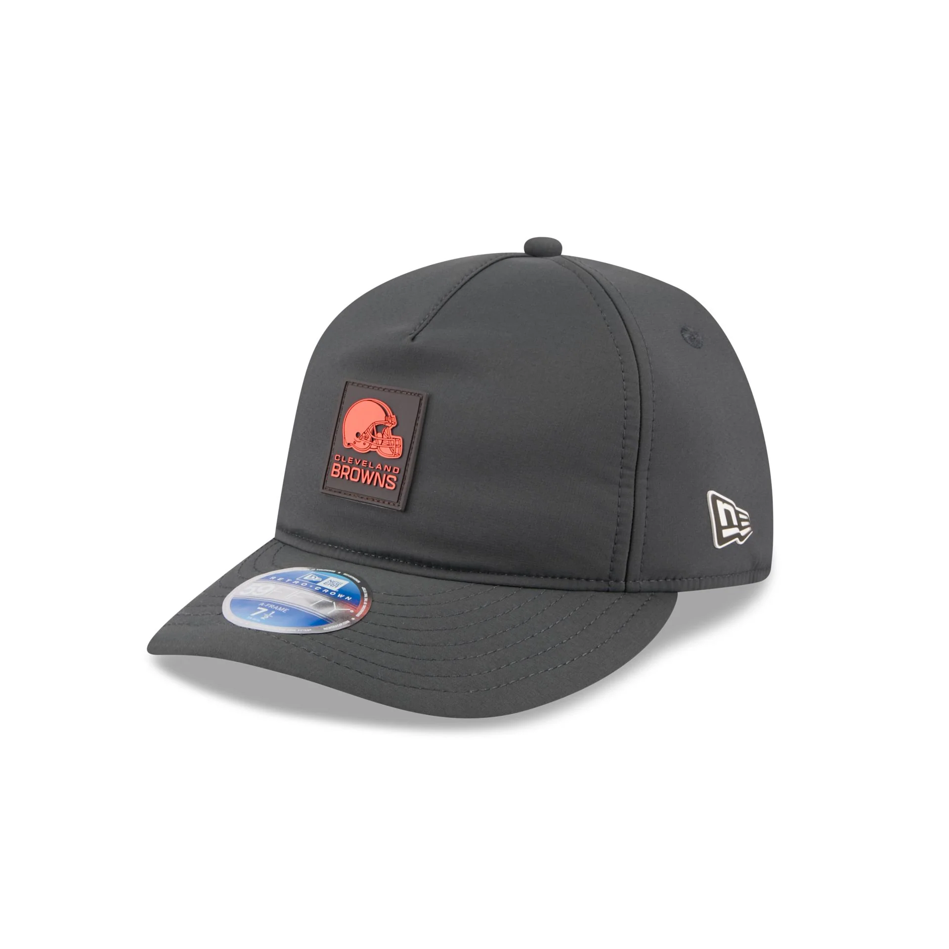 Cleveland Browns 2025 Sideline Cold Weather Steel Clouds Retro Crown 59FIFTY A-Frame Fitted Hat