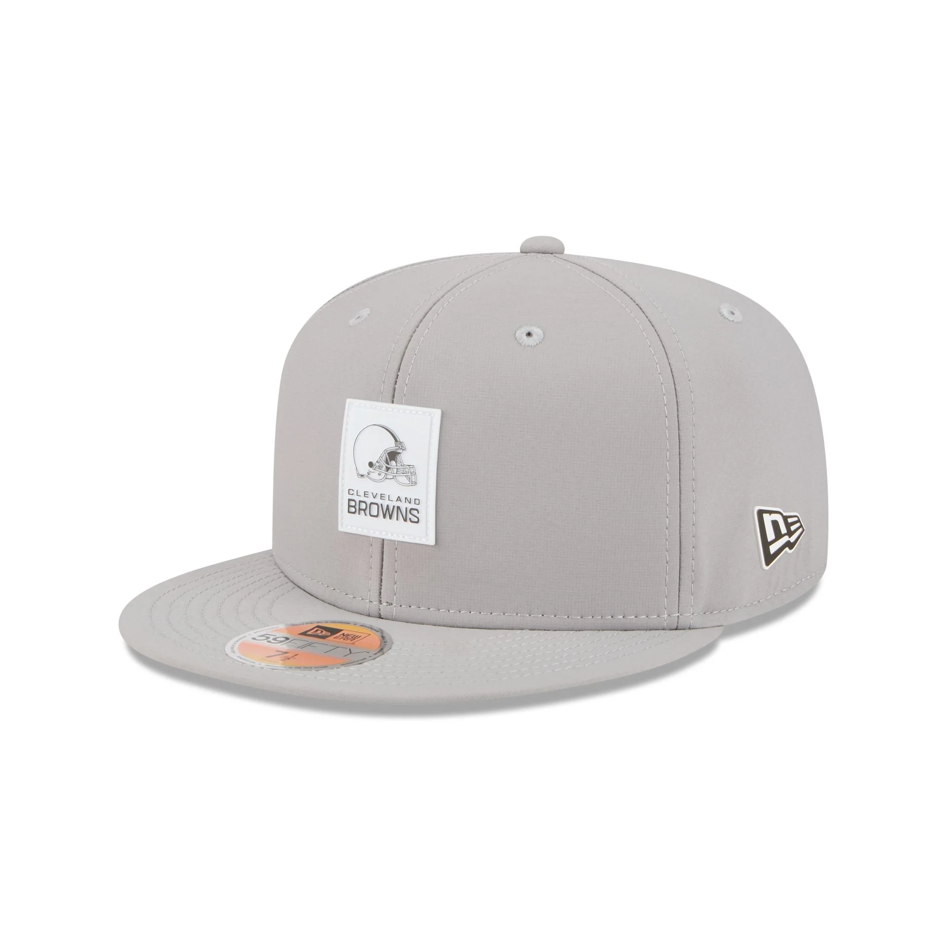 Cleveland Browns 2025 Sideline Hot Weather Gray 59FIFTY Fitted Hat