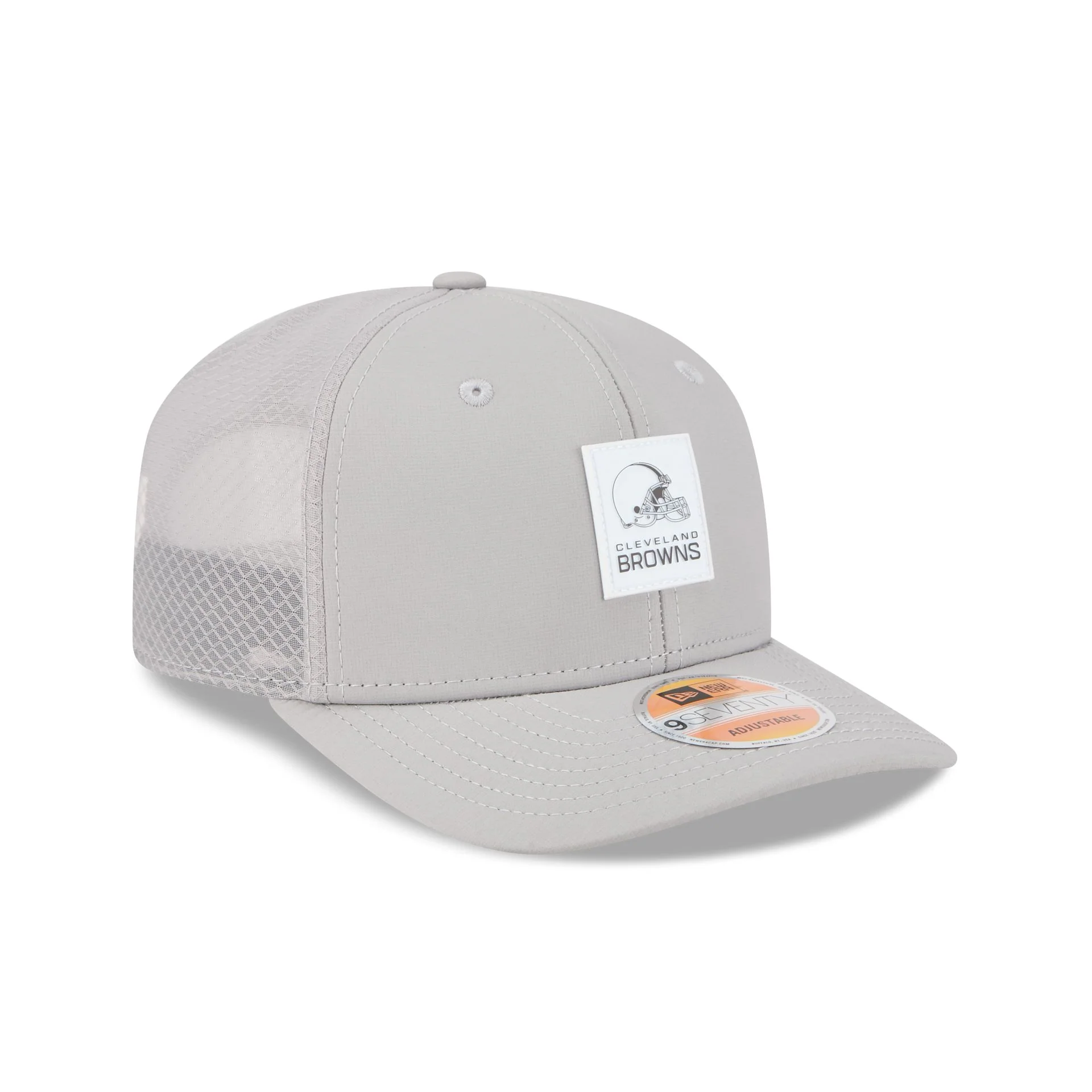 Cleveland Browns 2025 Sideline Hot Weather Gray 9SEVENTY Trucker Hat - Image 3