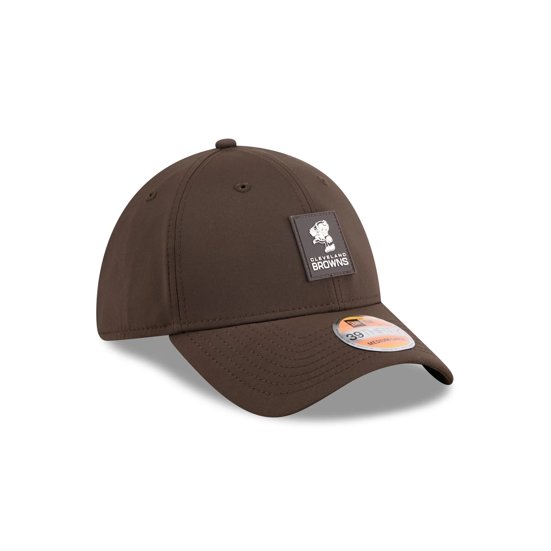 Cleveland Browns 2025 Sideline Hot Weather Historic 39THIRTY Stretch Fit Hat - Image 3