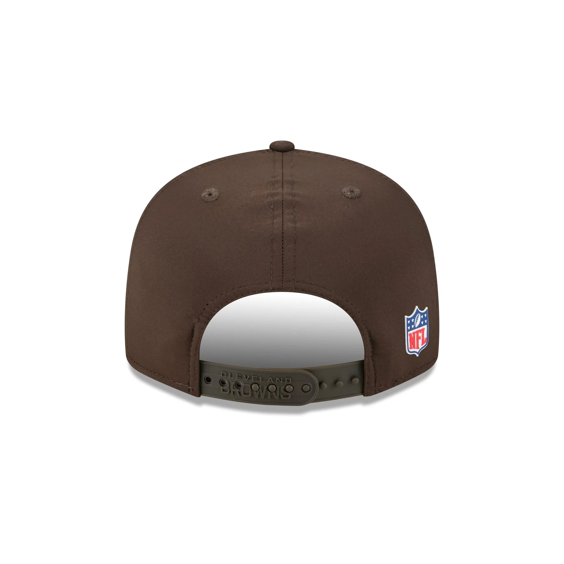 Cleveland Browns 2025 Sideline Hot Weather Split Panel 9FIFTY Snapback Hat - Image 6